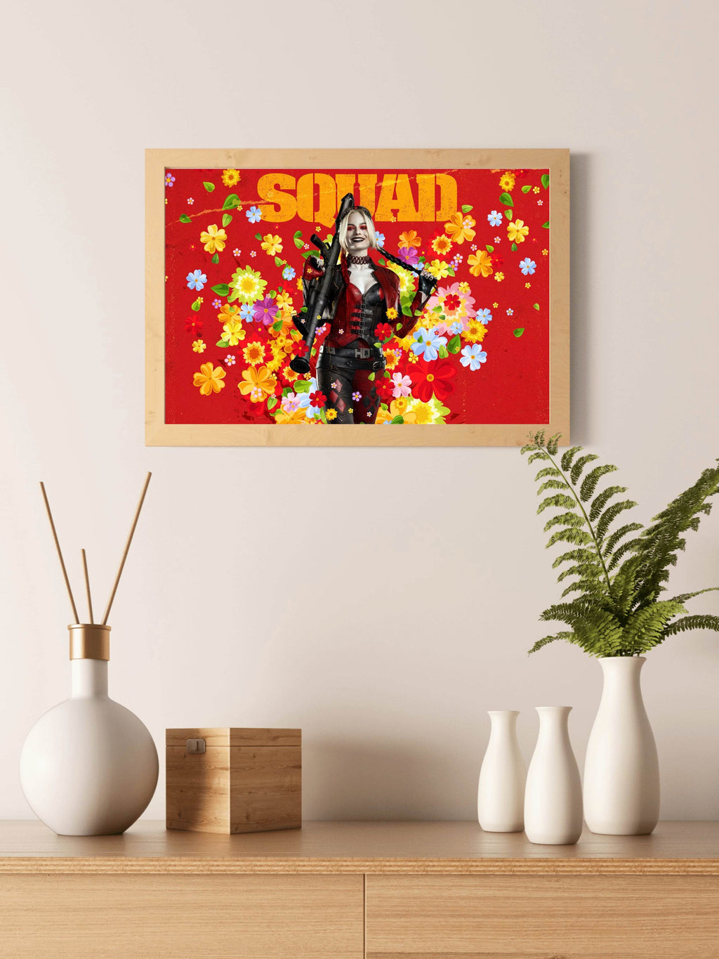 Harley Quinn The Suicide Squad Wall Art - beink online art store