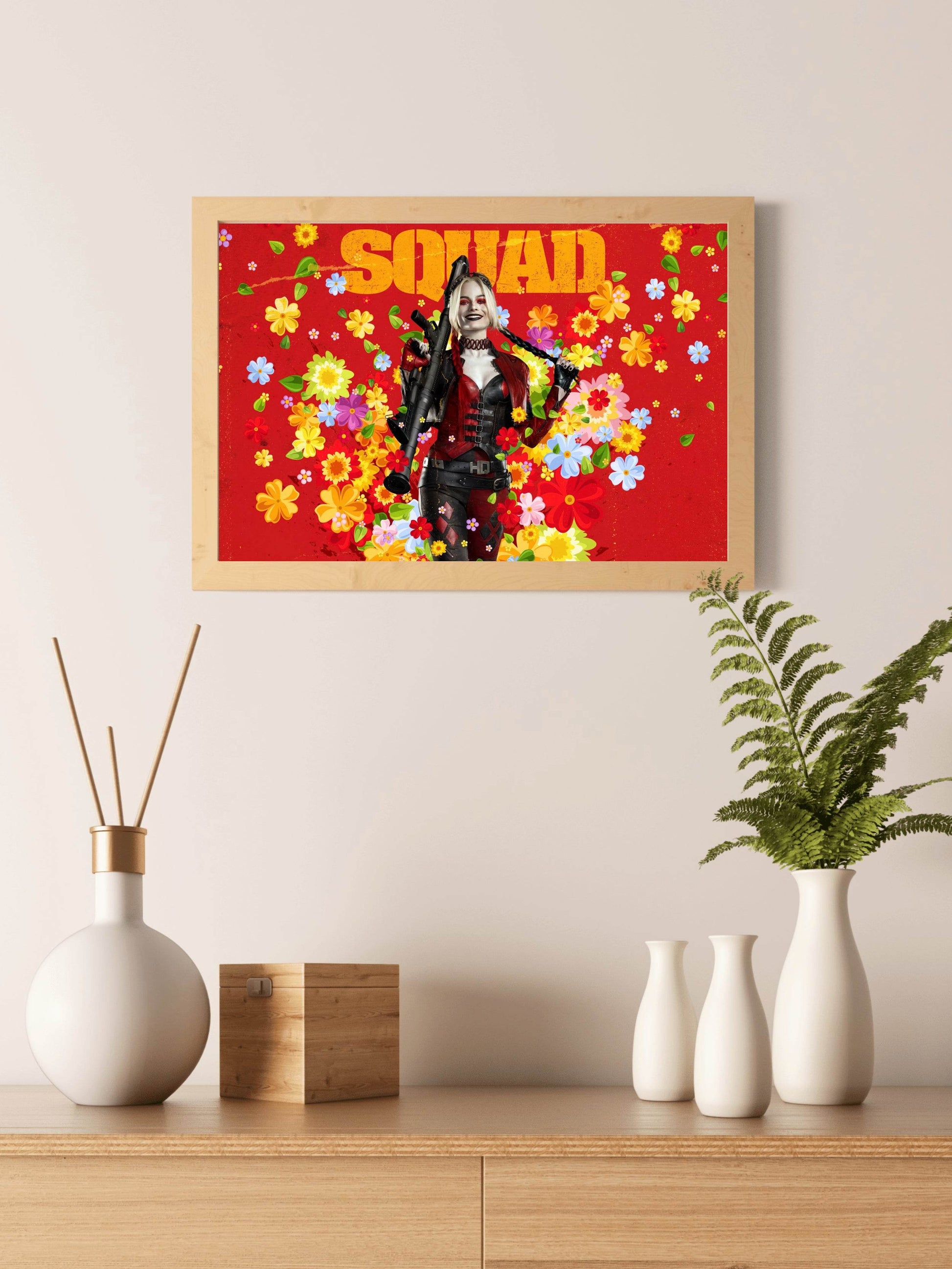Harley Quinn The Suicide Squad Wall Art - beink online art store