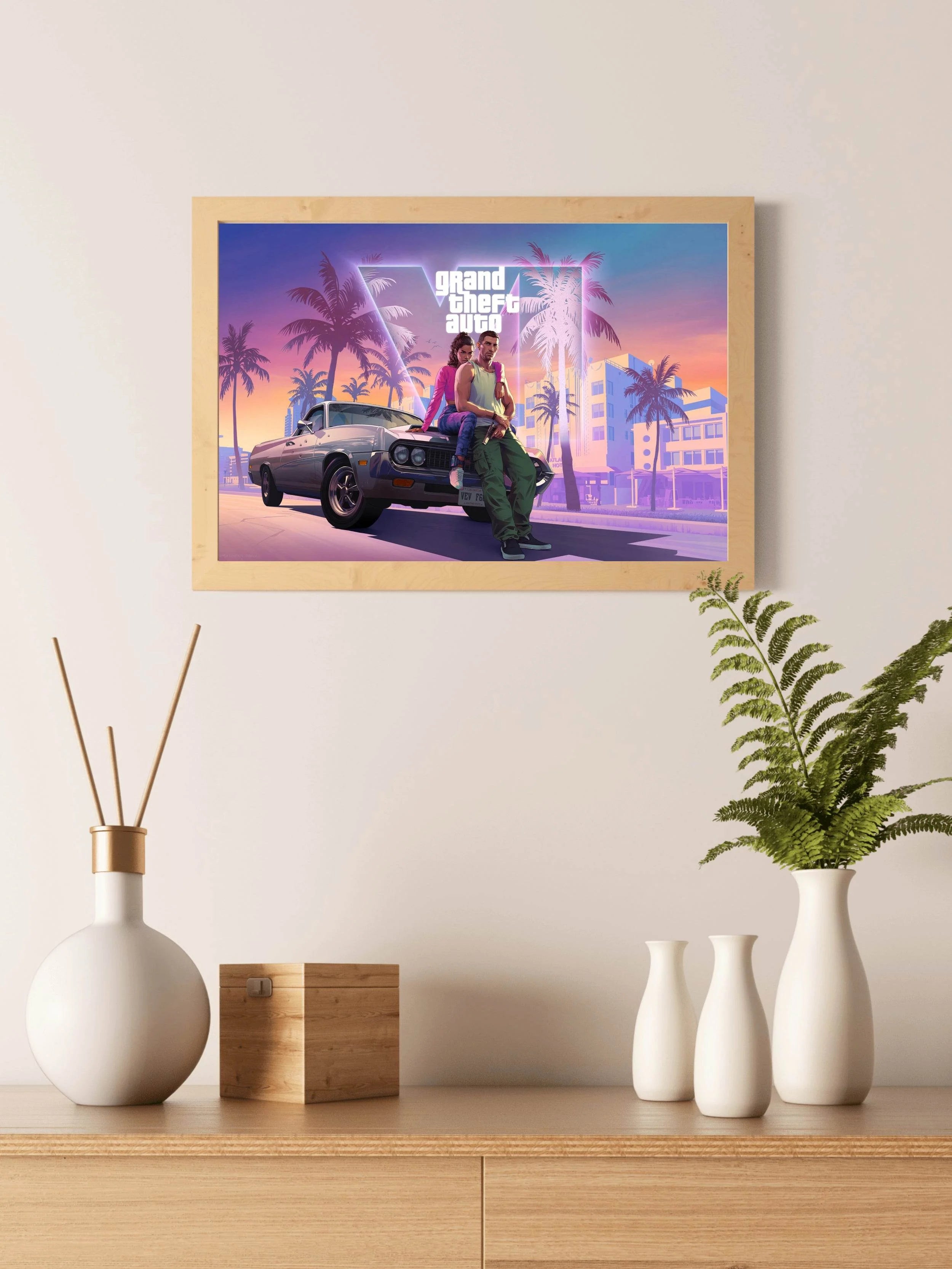 GTA 6 Gaming Wall Art - beink online art store