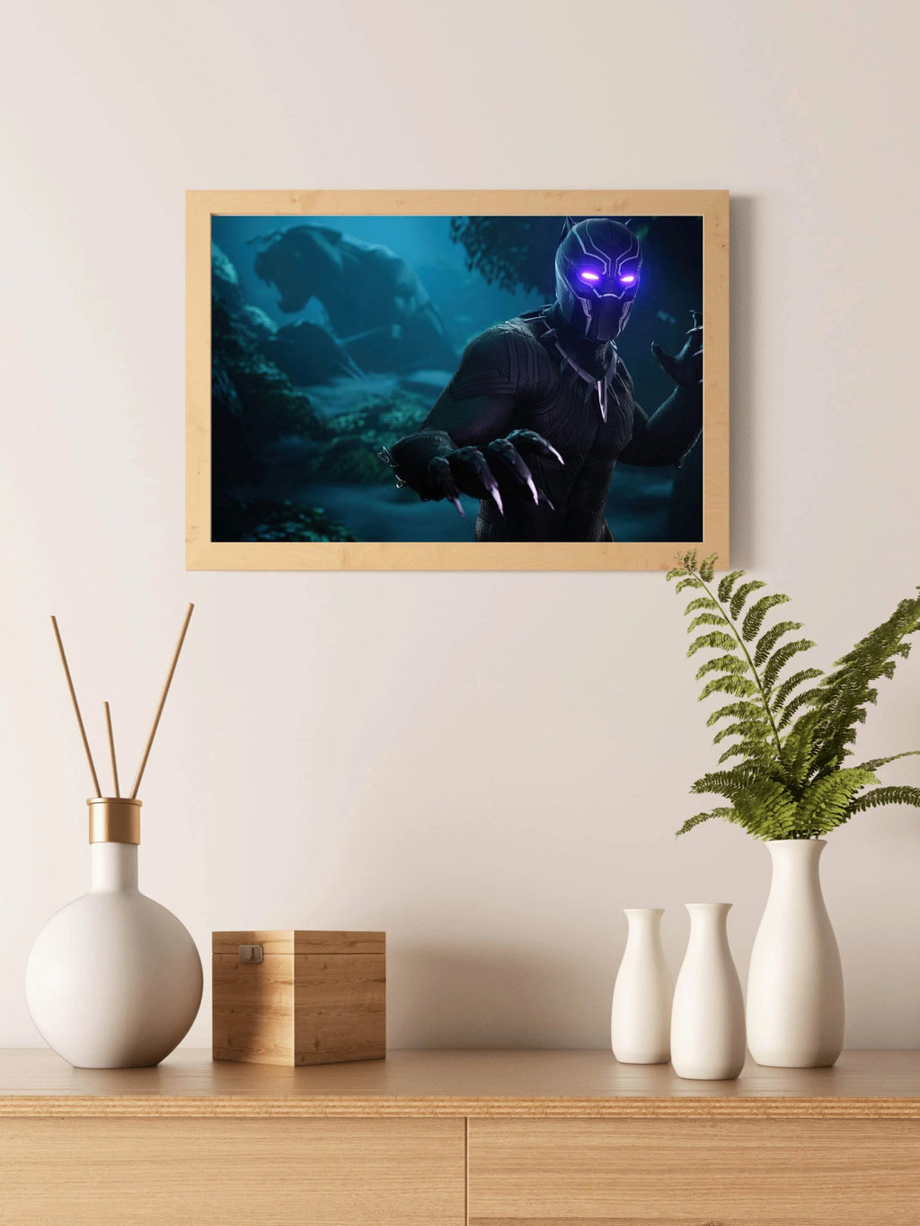 BLACK PANTER Gaming Wall Art - beink online art store