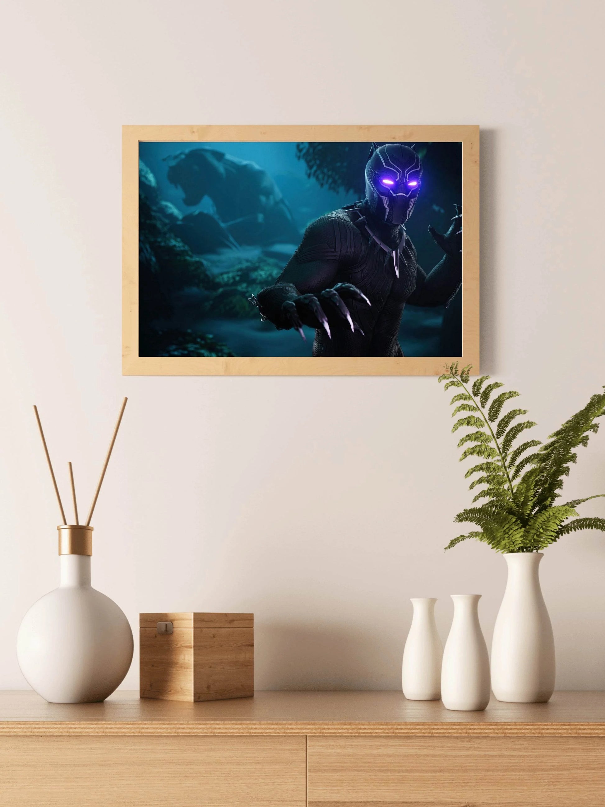 BLACK PANTER Gaming Wall Art - beink online art store