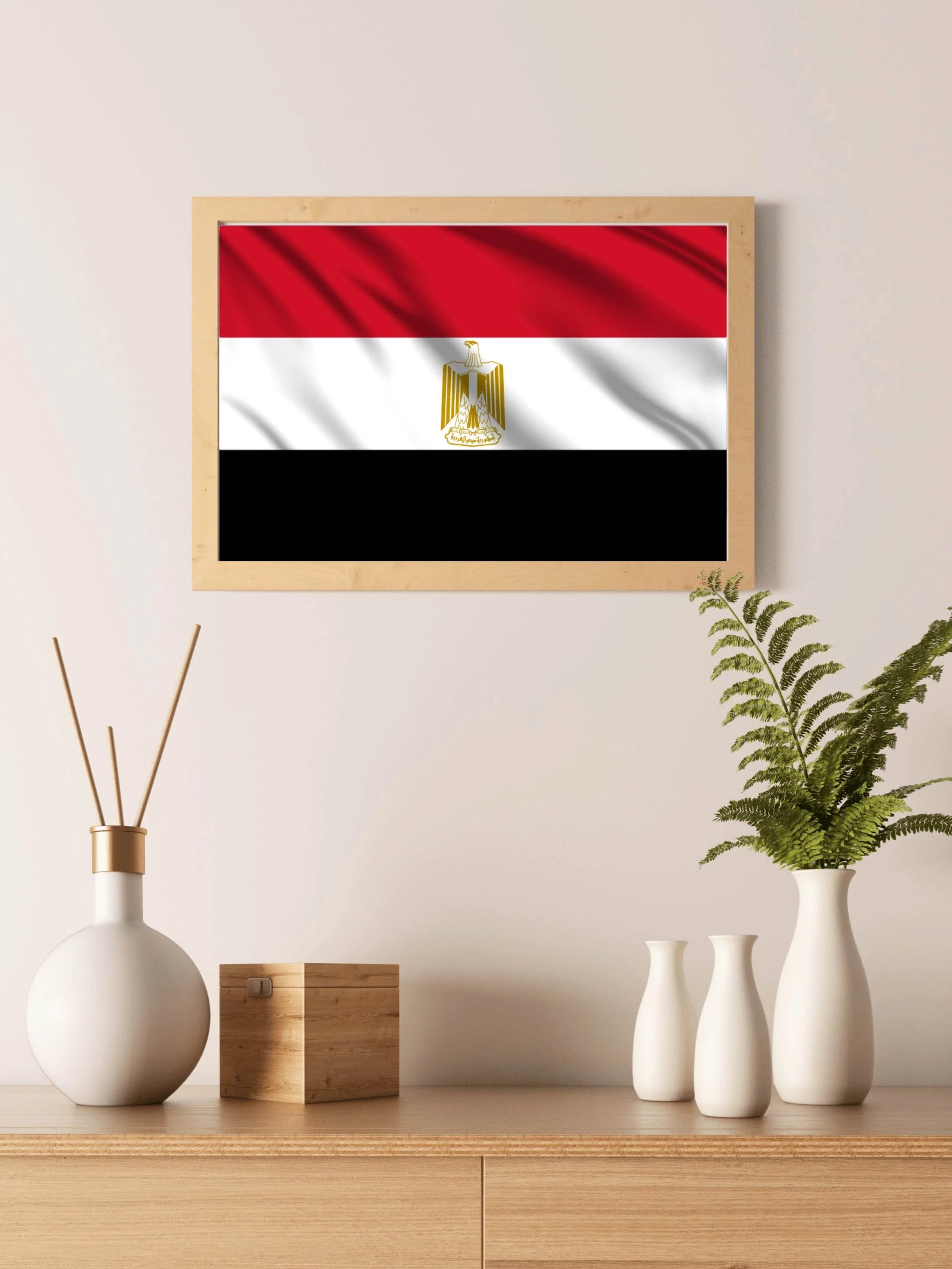Egypt National Flag Wall Art - beink online art store