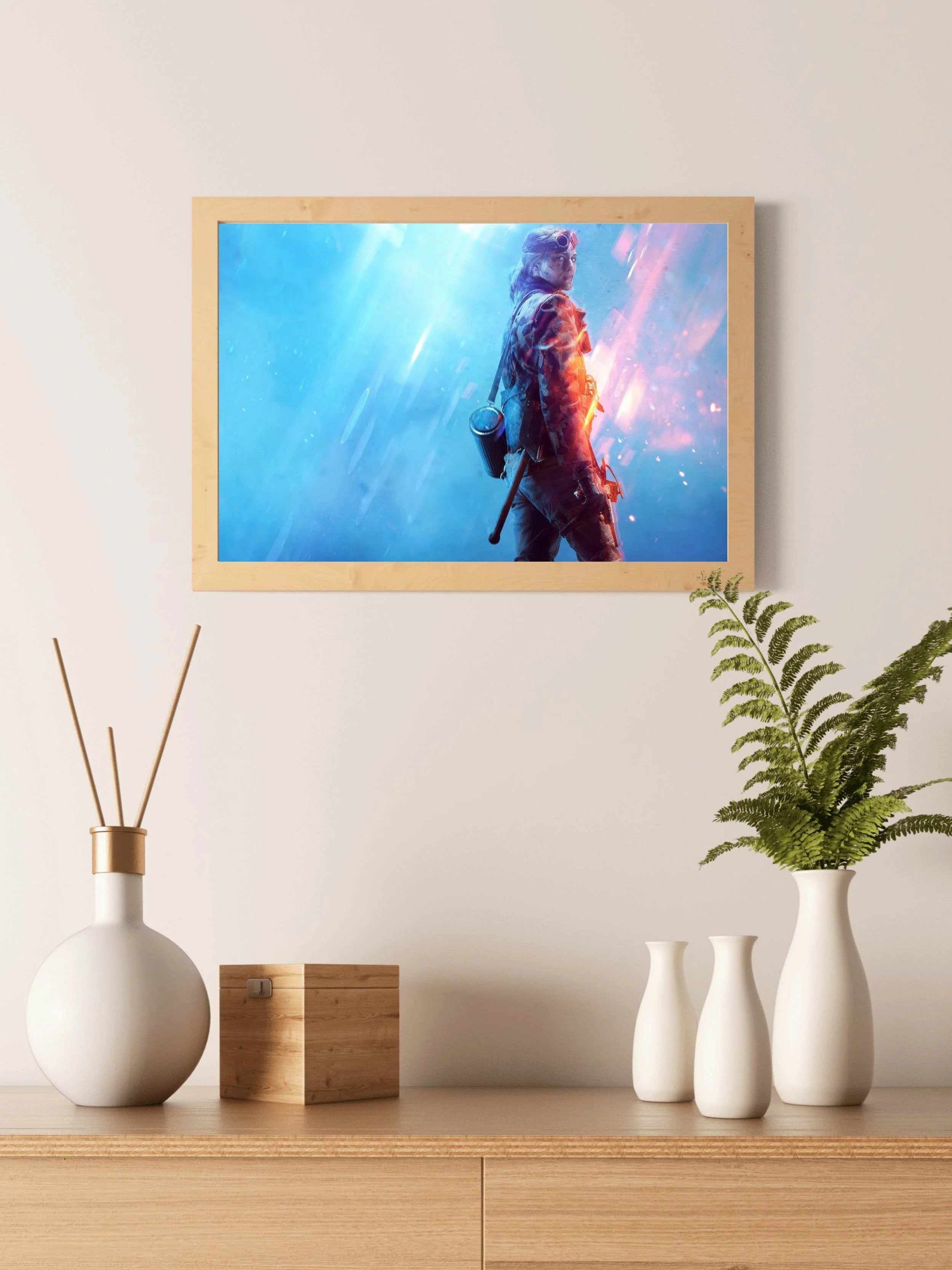 Battle Field 5 Gaming Wall Art - beink online art store