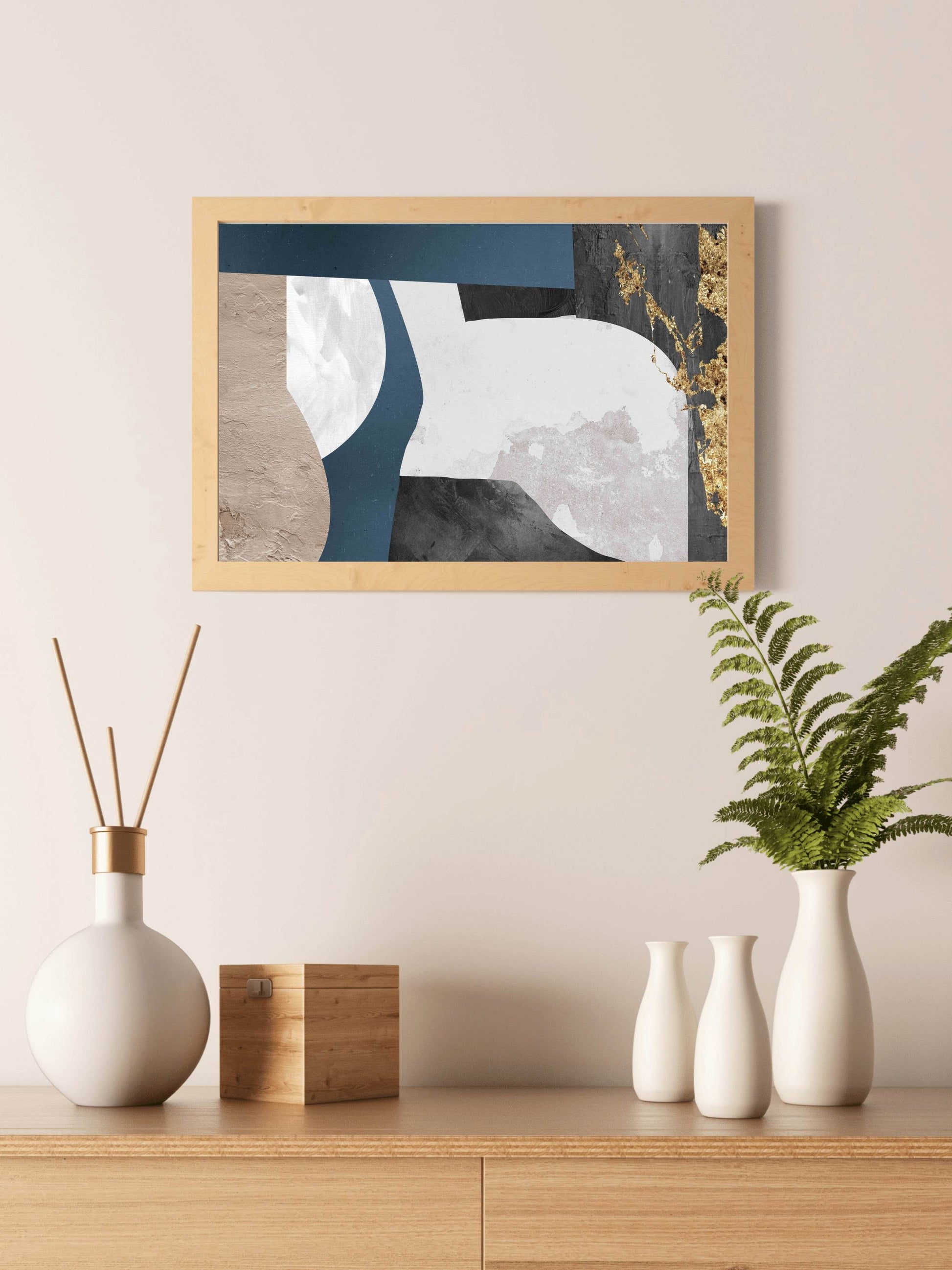 Irregular Shape Painting Abstract Wall Art - beink online art store