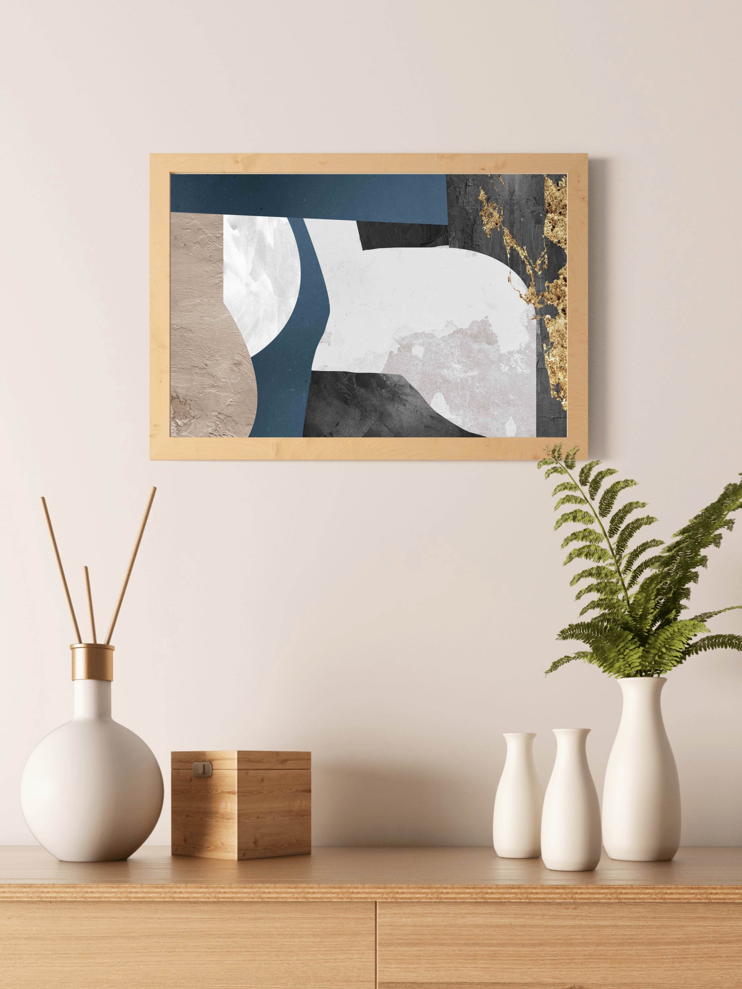 Irregular Shape Painting Abstract Wall Art - beink online art store