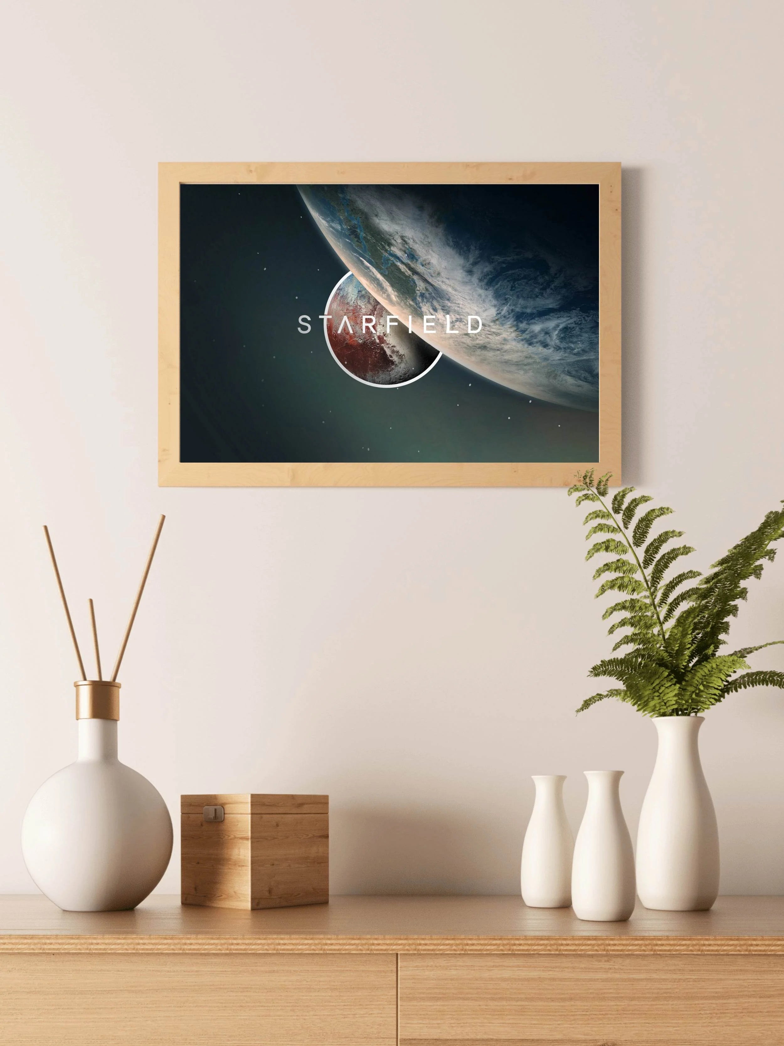 STARFEILD Space Gaming Wall Art - beink online art store