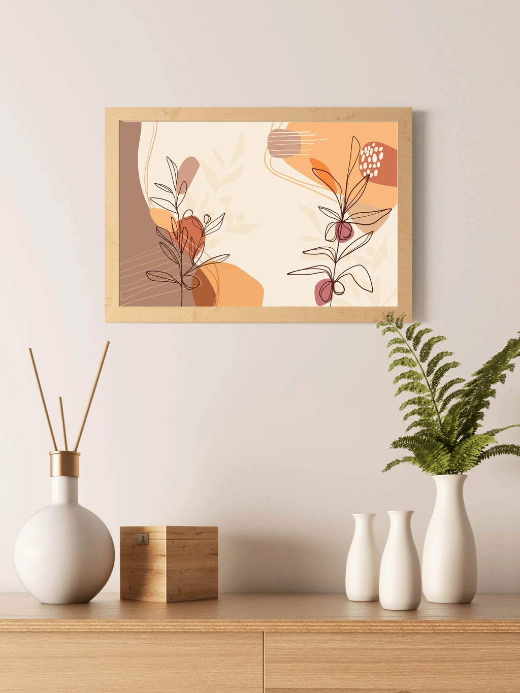 Bouquet of Oriental Lily Wall Art - beink online art store