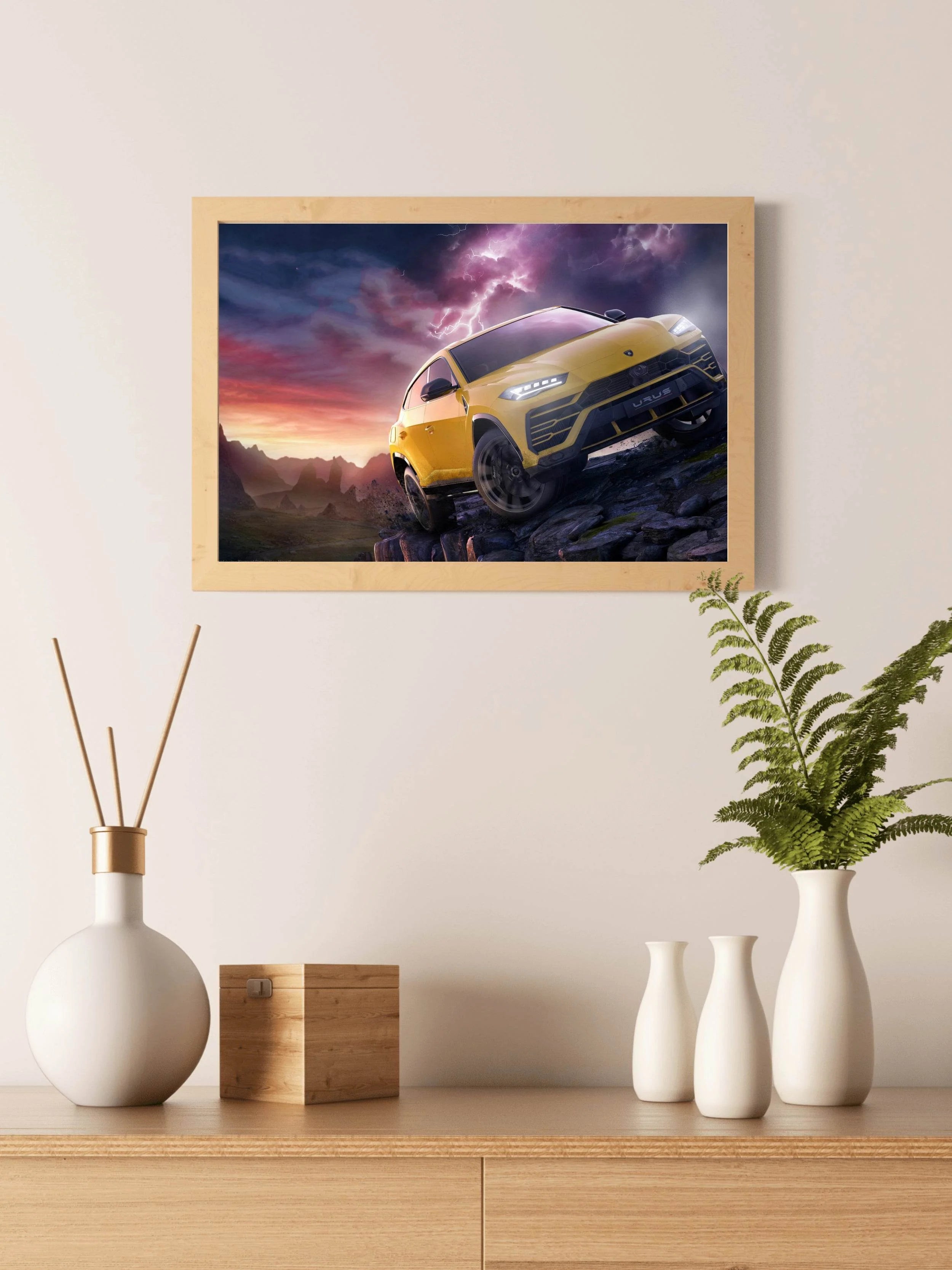 Forza Horizon Lamborghini Urus Gaming Wall Art - beink online art store
