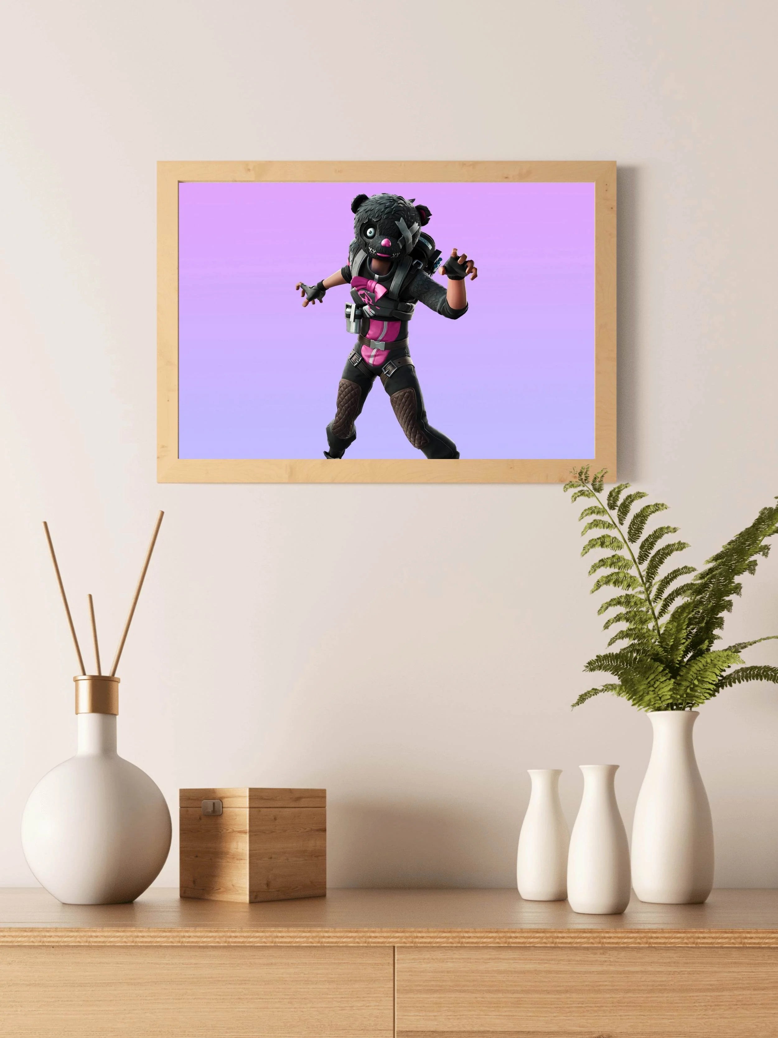FORTNITE Snuggs Gaming Wall Art - beink online art store