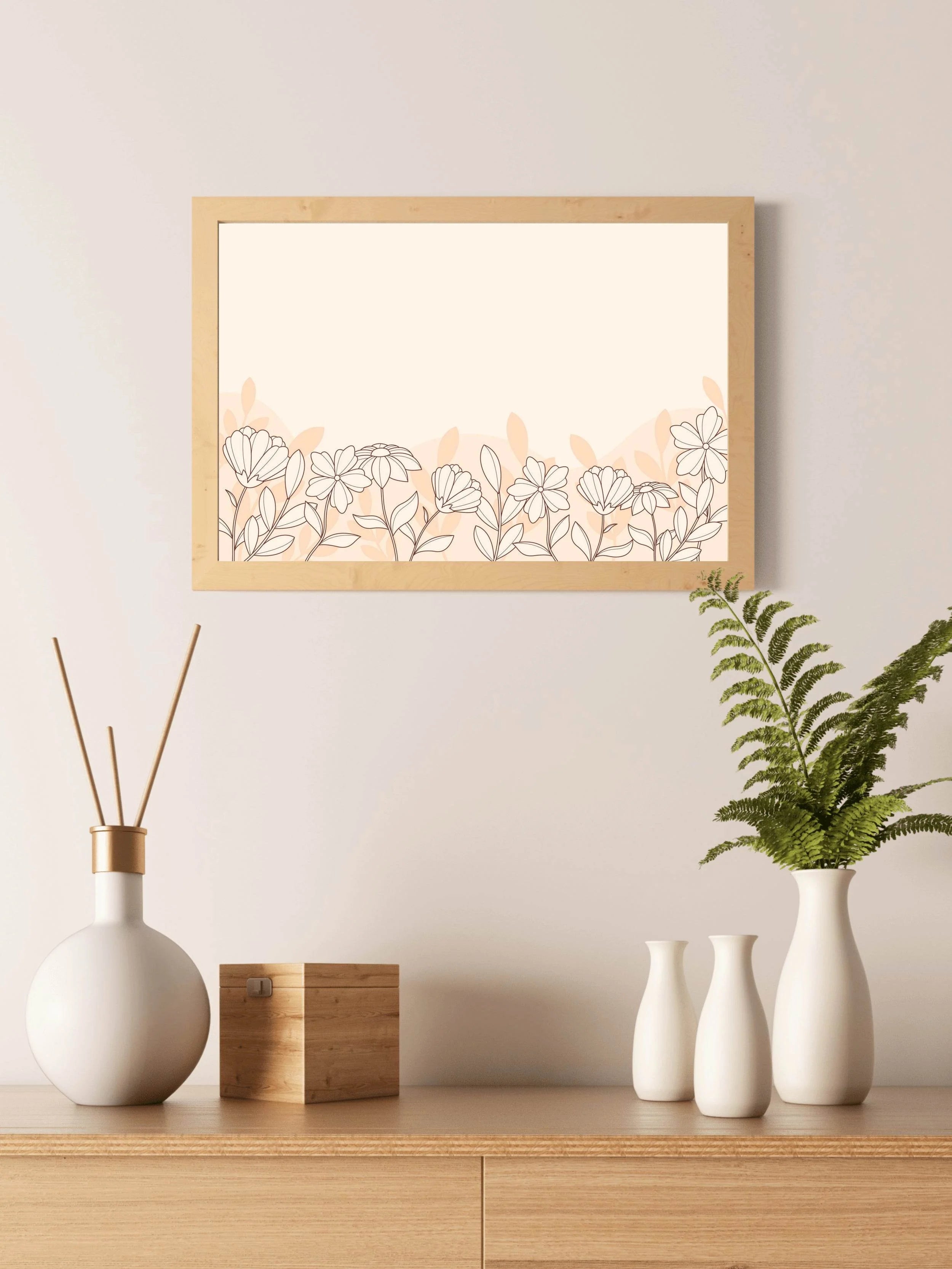 Bouquet of Pink Lilies Wall Art - beink online art store