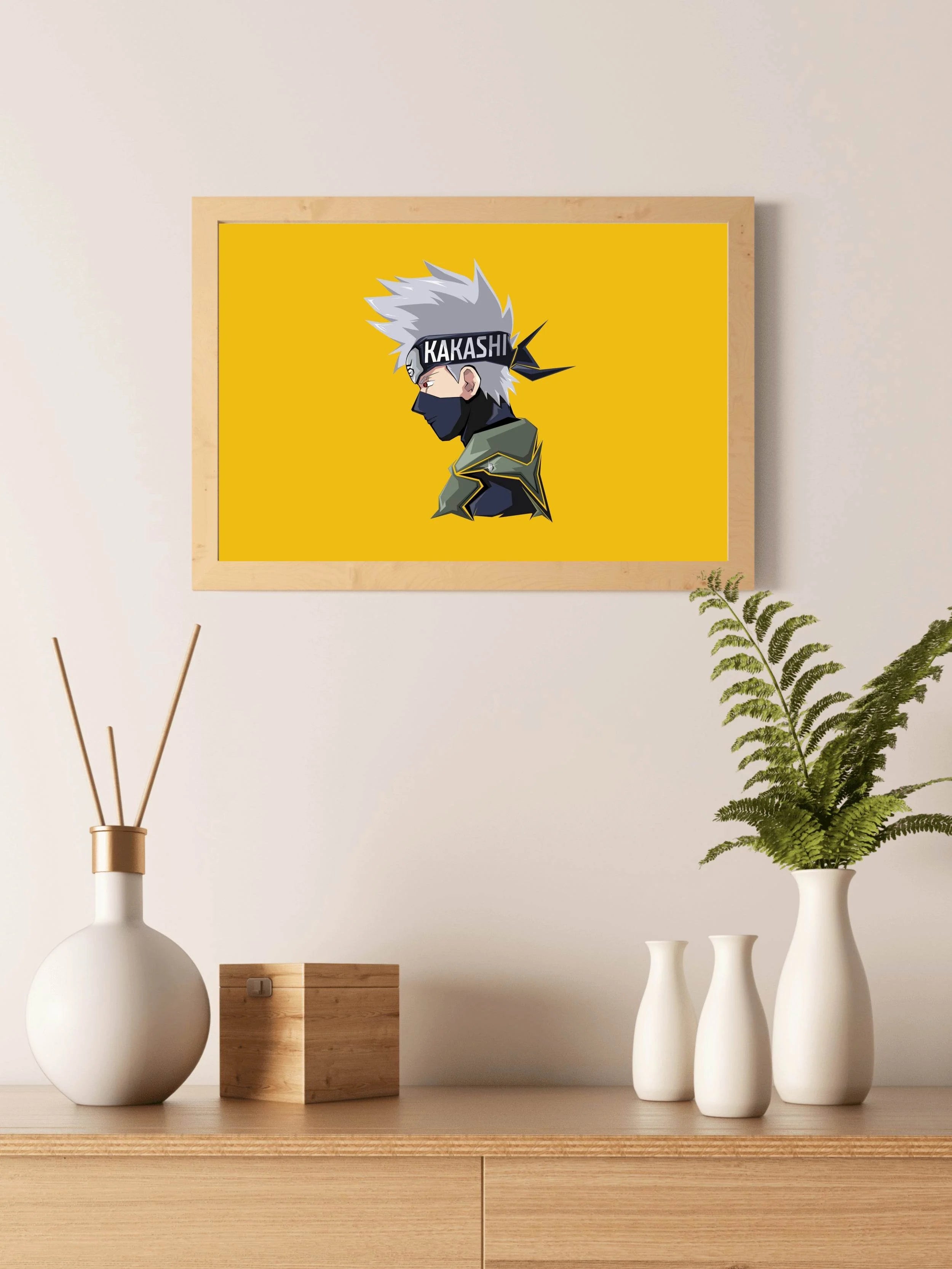 Kakashi Hatake Anime Wall Art - beink online art store