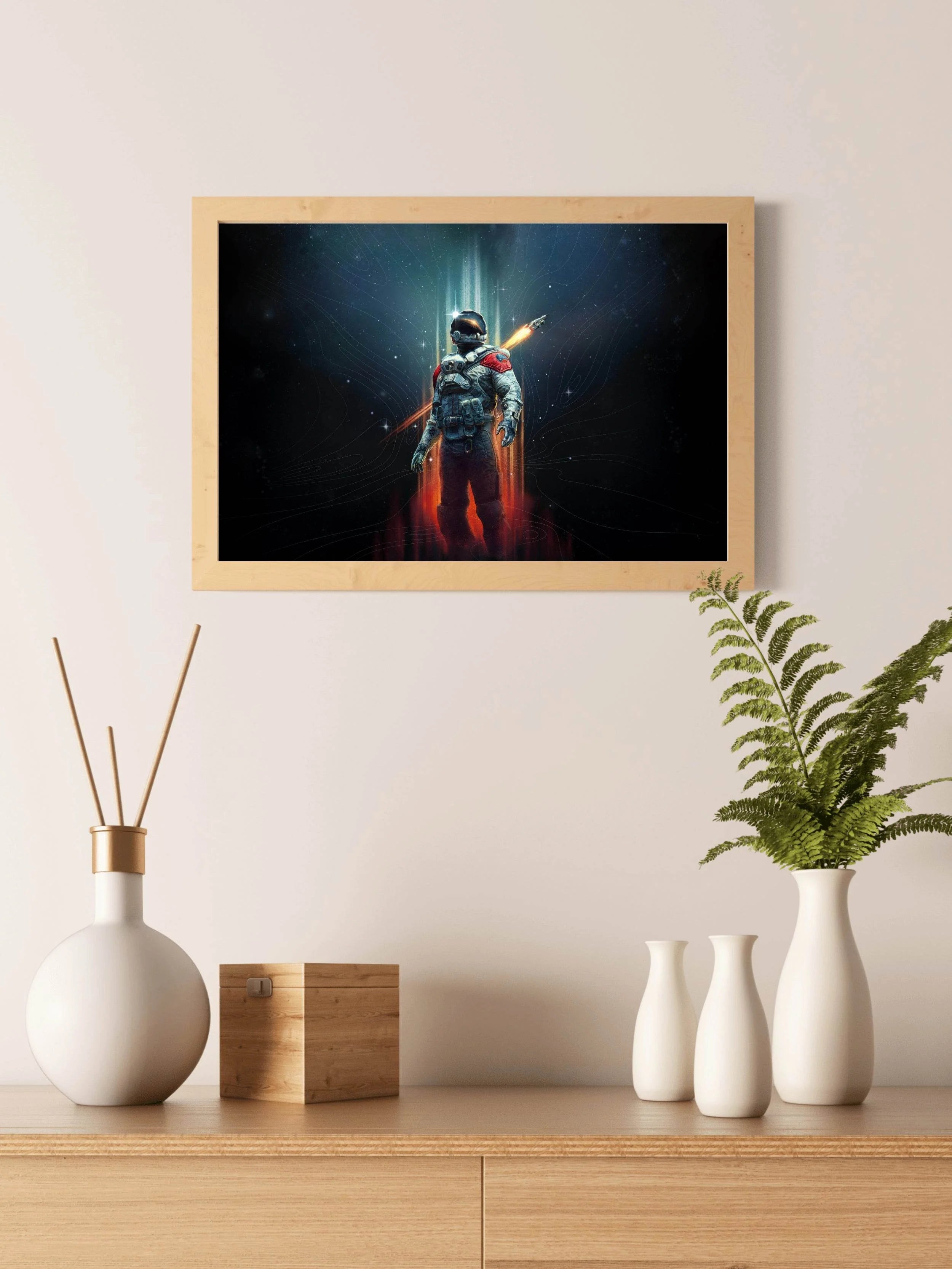 Starfield Shattered Space Gaming Wall Art - beink online art store