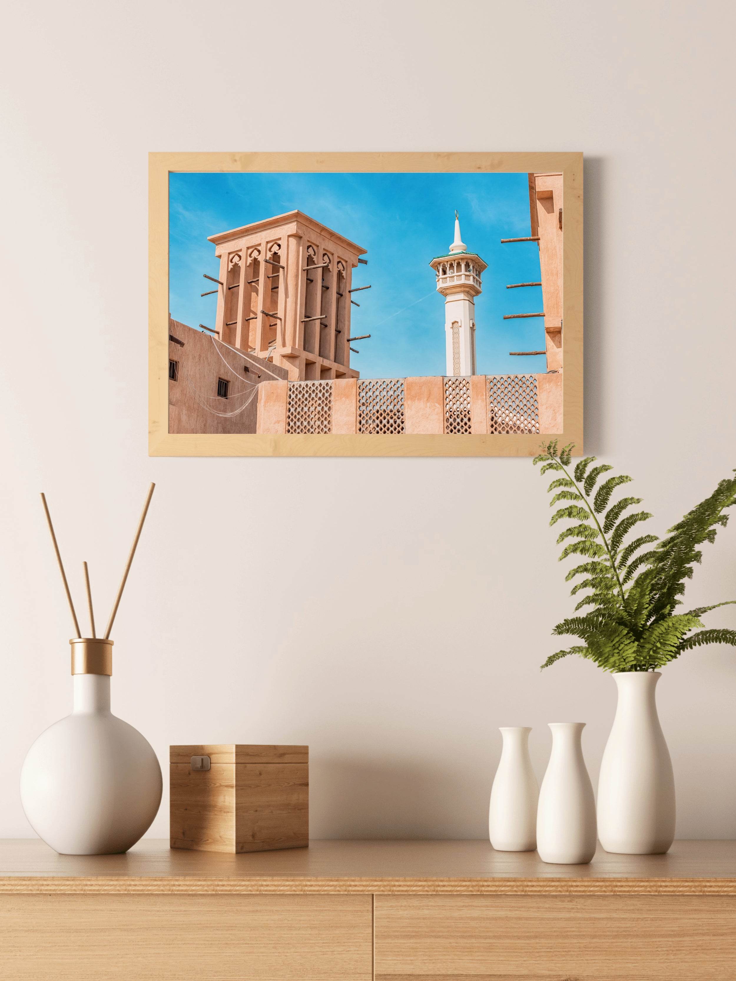 Traditional Wind Tower & Minaret Wall Art - beink online art store