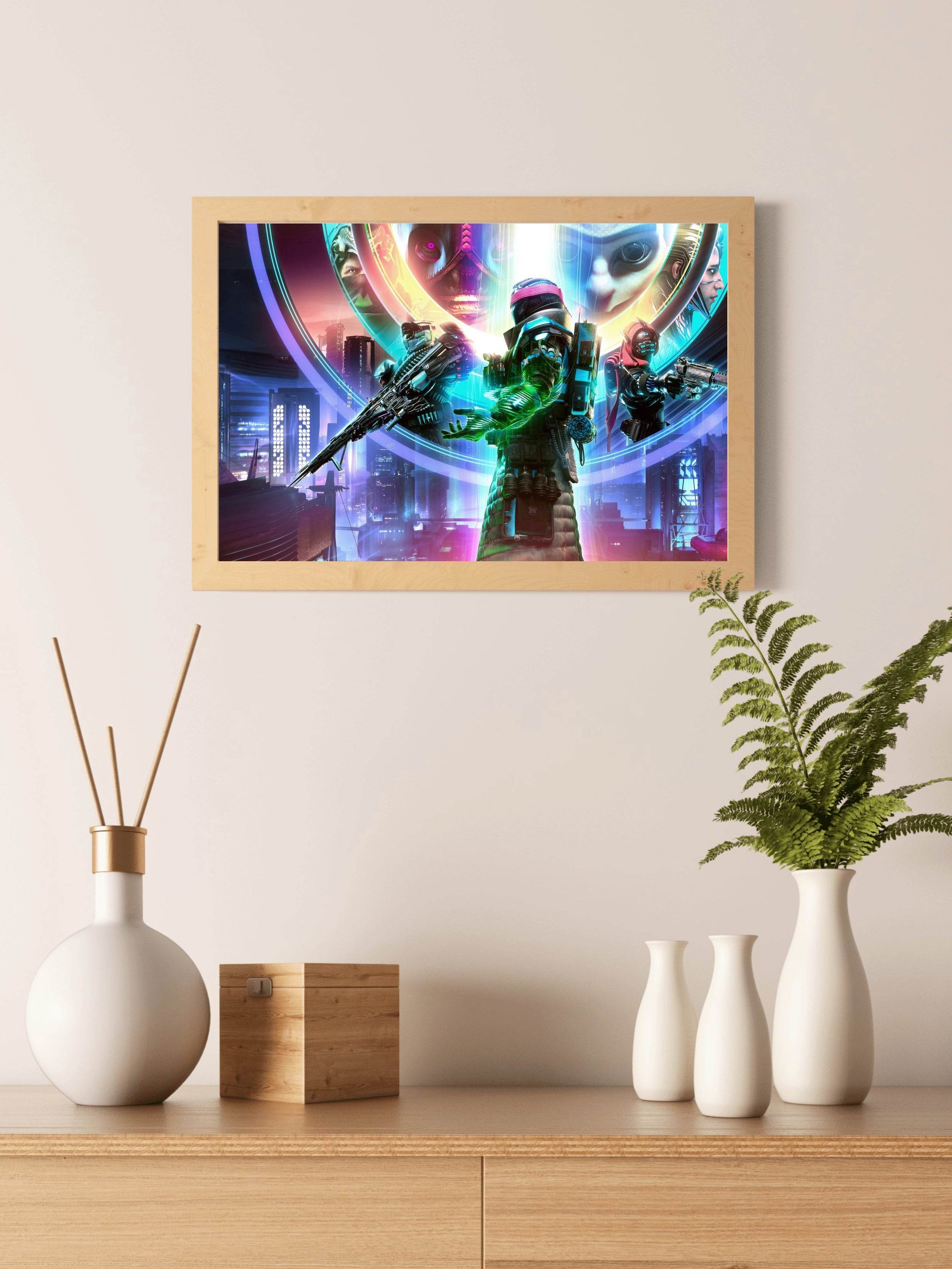 DESTINY 2 Light Fall Gaming Wall Art - beink online art store