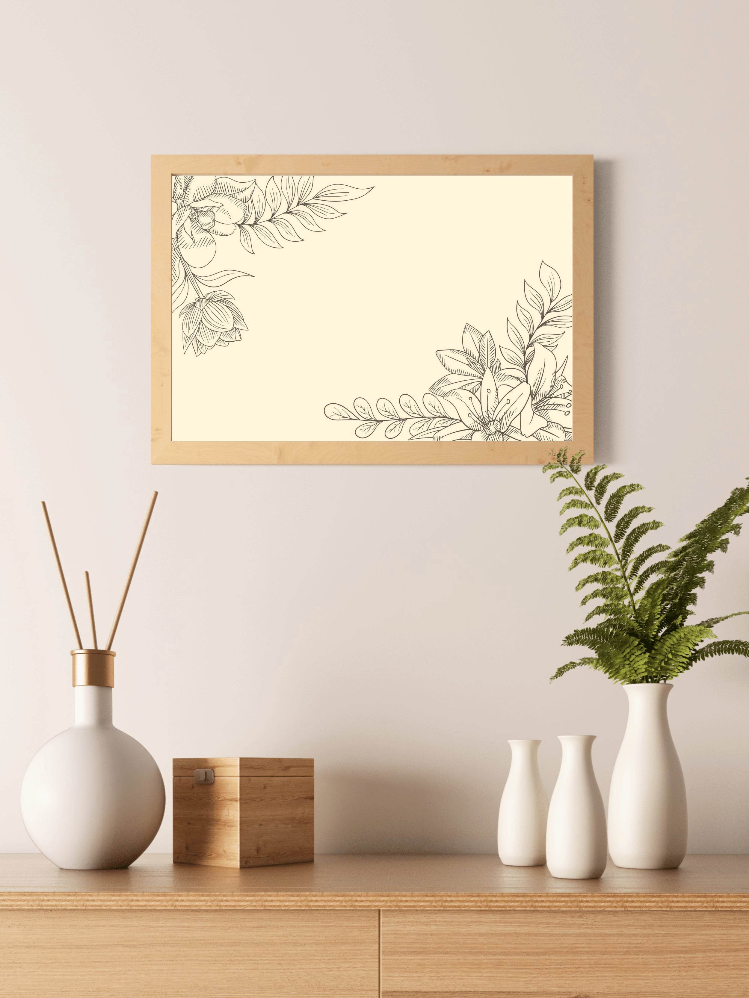 Vintage Plant Drawing Line Art - beink online art store
