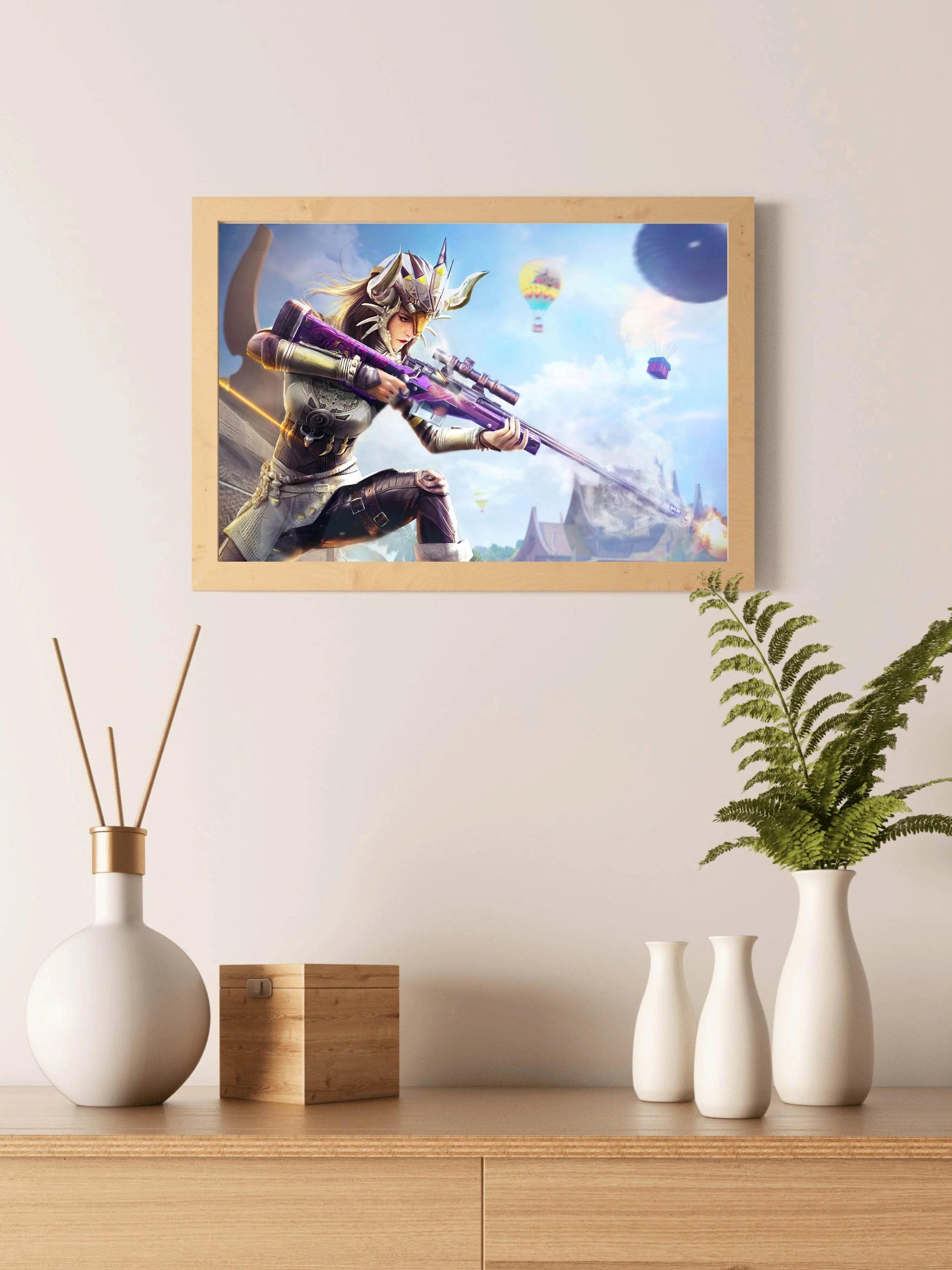 PUBG Dawn Hunter Gaming Wall Art - beink online art store