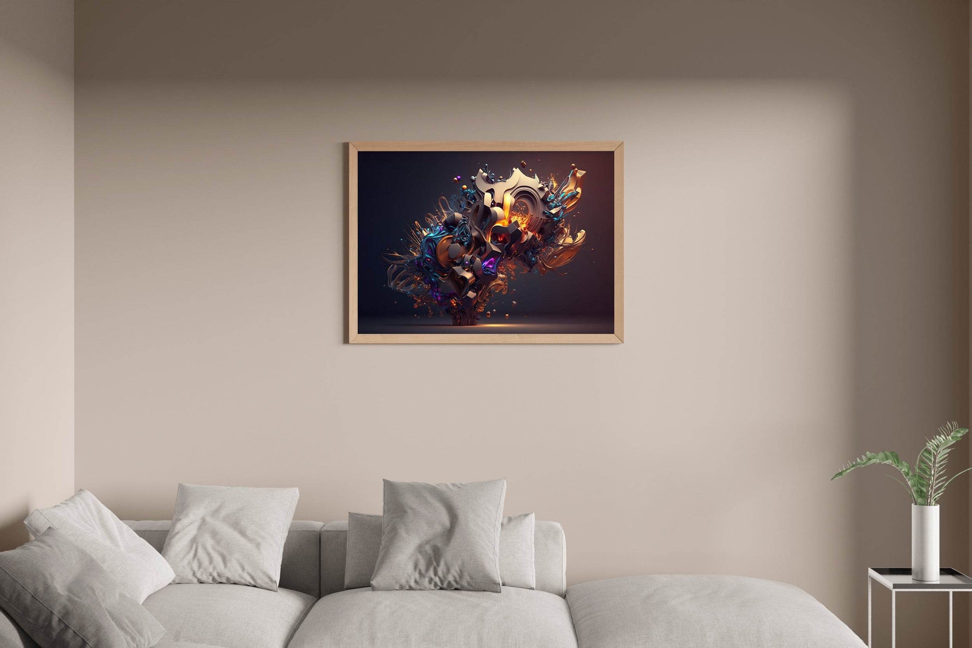 Colorful Painting of Abstract Background Digital Art - beink online art store