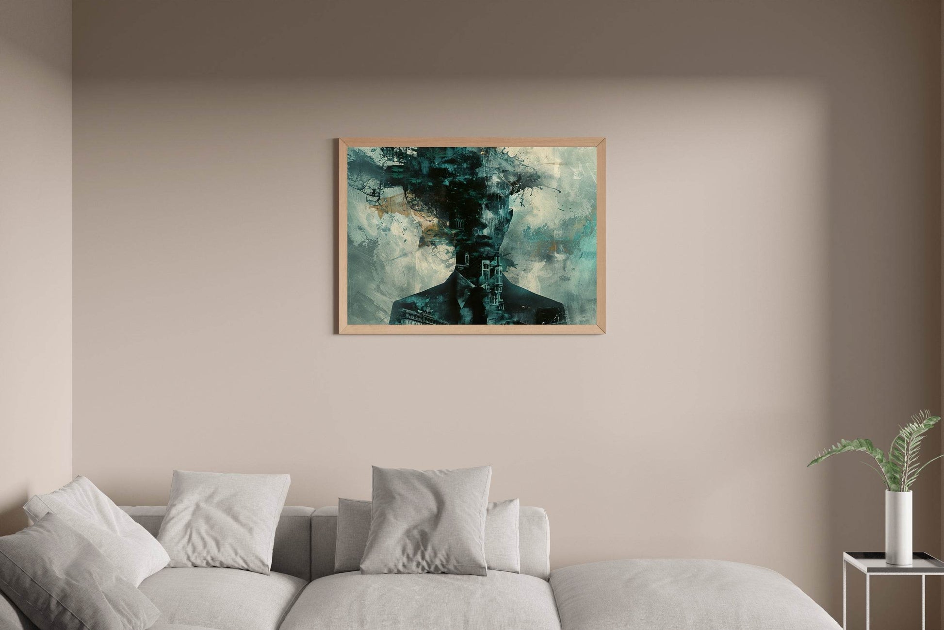 Overburden Mind Visual Digital Art - beink online art store