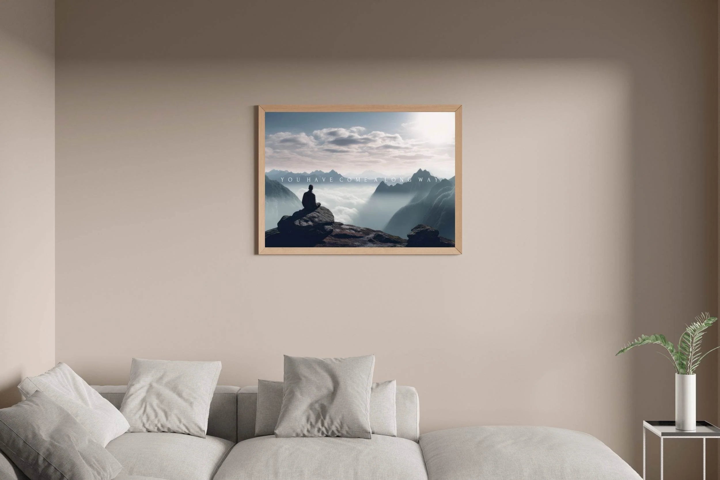 Mountaintop Moment Motivational Wall Art - beink online art store