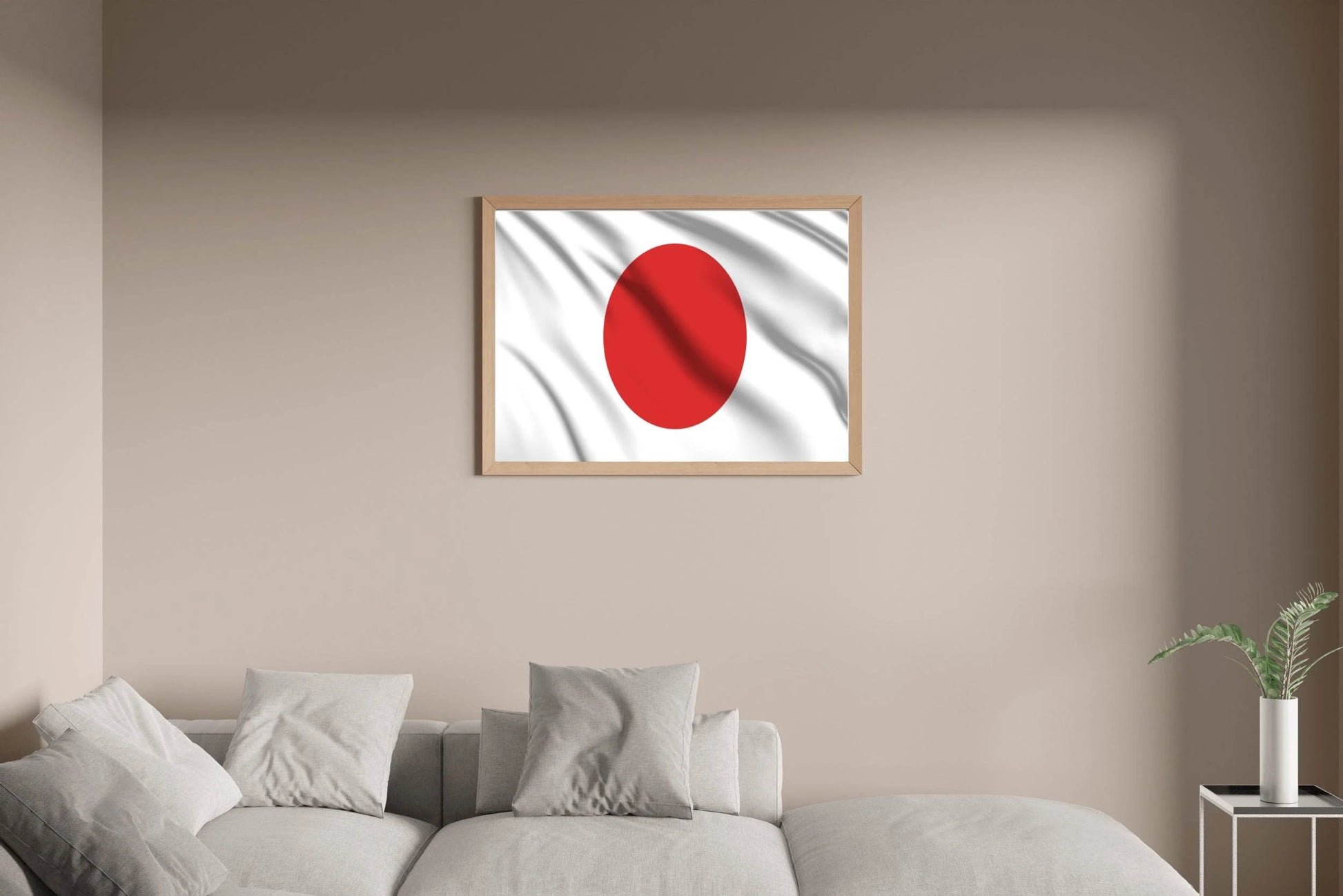 Japan National Flag Wall Art - beink online art store