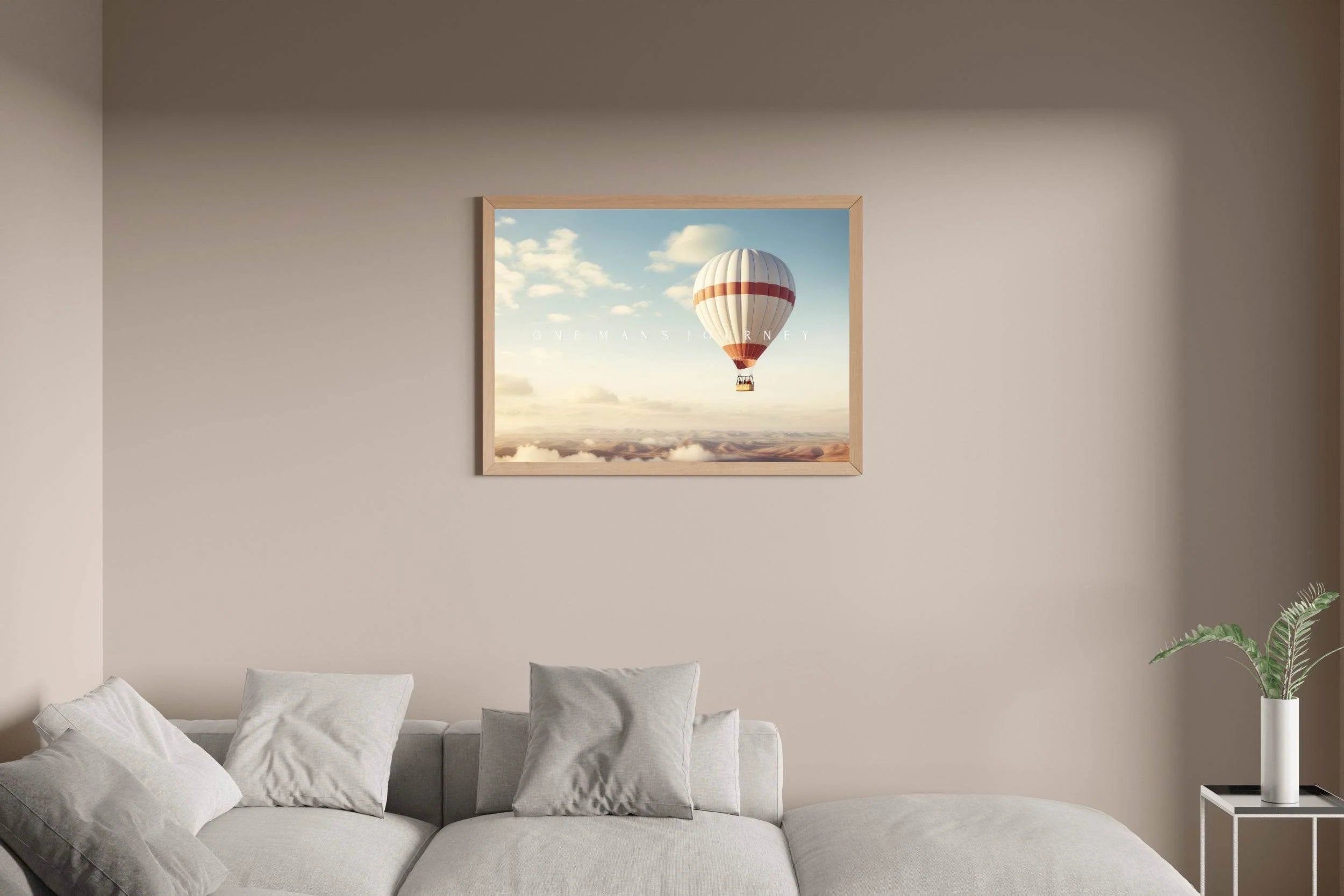 One Man Journey Motivational Wall Art - beink online art store