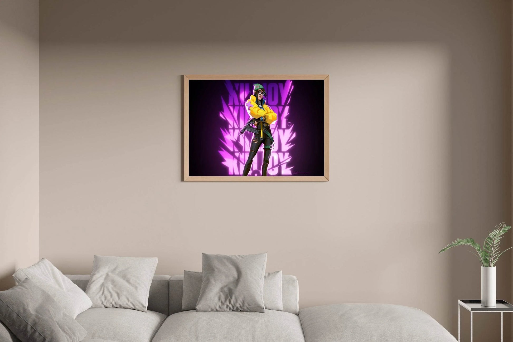 Valorant Killer Agent Gaming Wall Art - beink online art store
