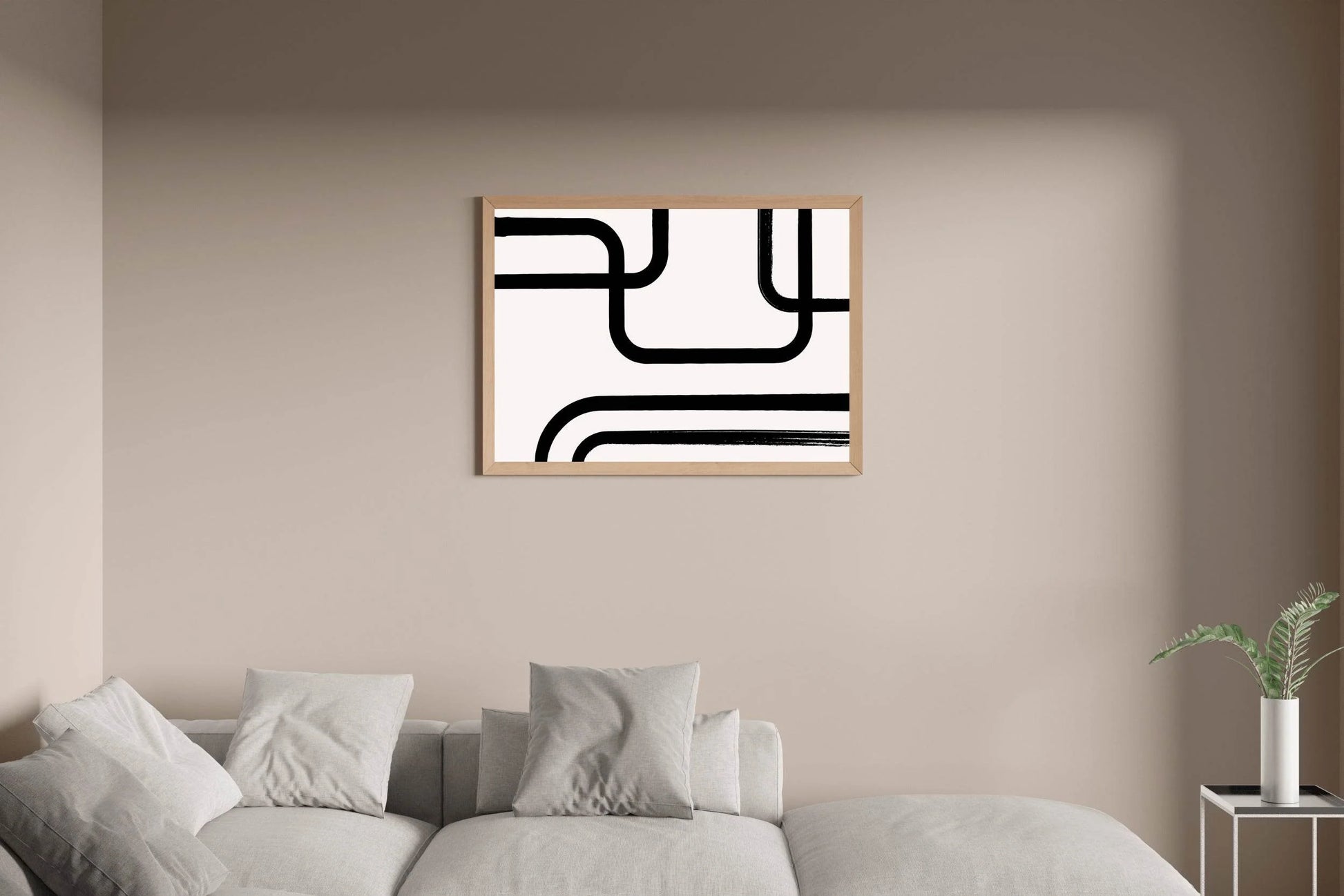 Intersecting Paths Modern Wall Art - beink online art store