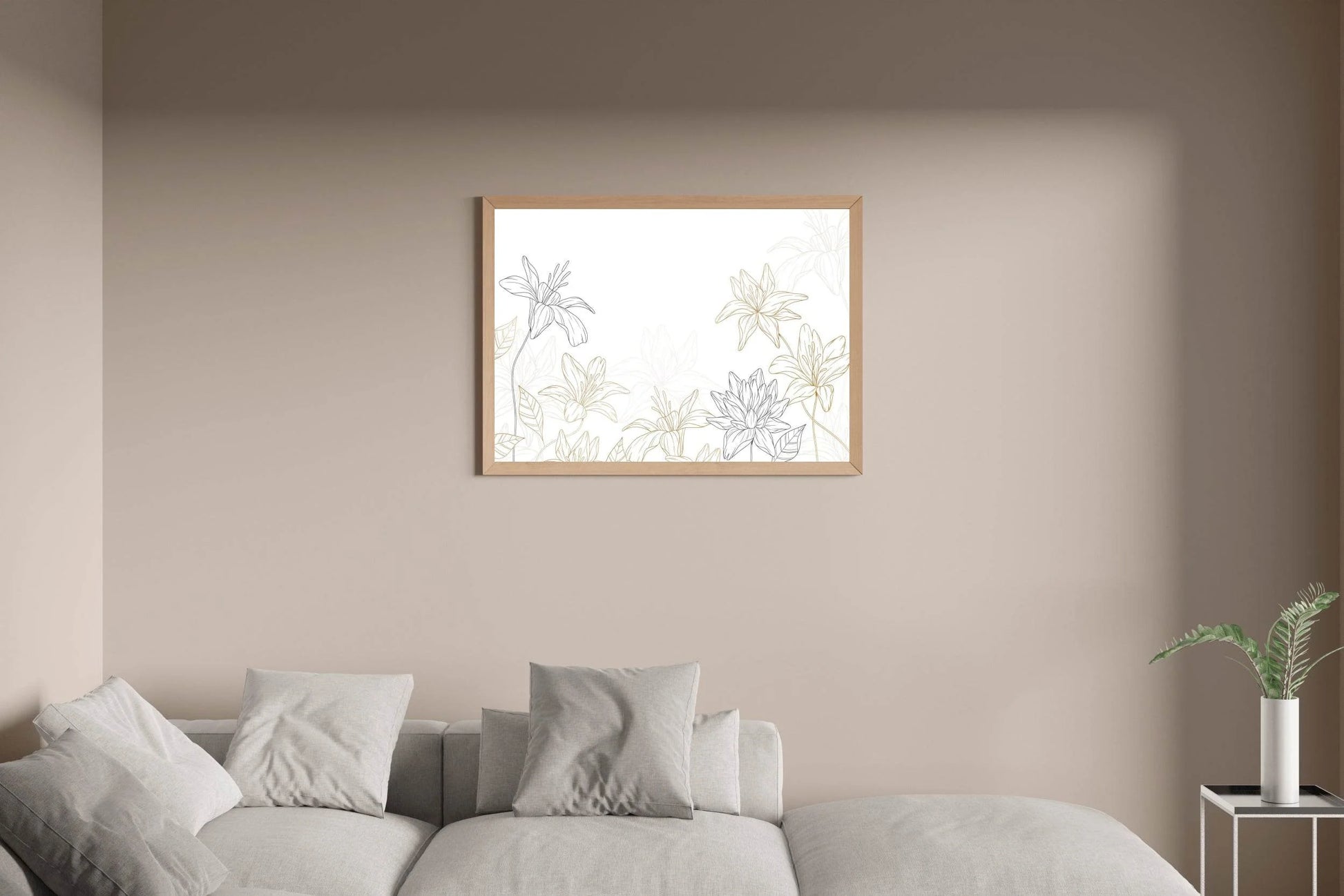 Alstroemeria Bouquet Wall Art - beink online art store