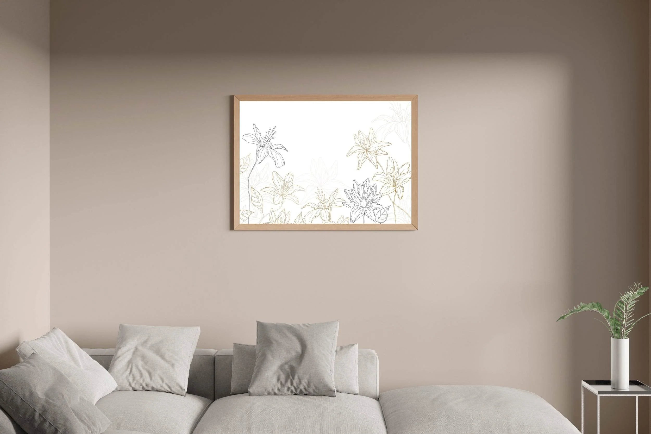 Alstroemeria Bouquet Wall Art - beink online art store