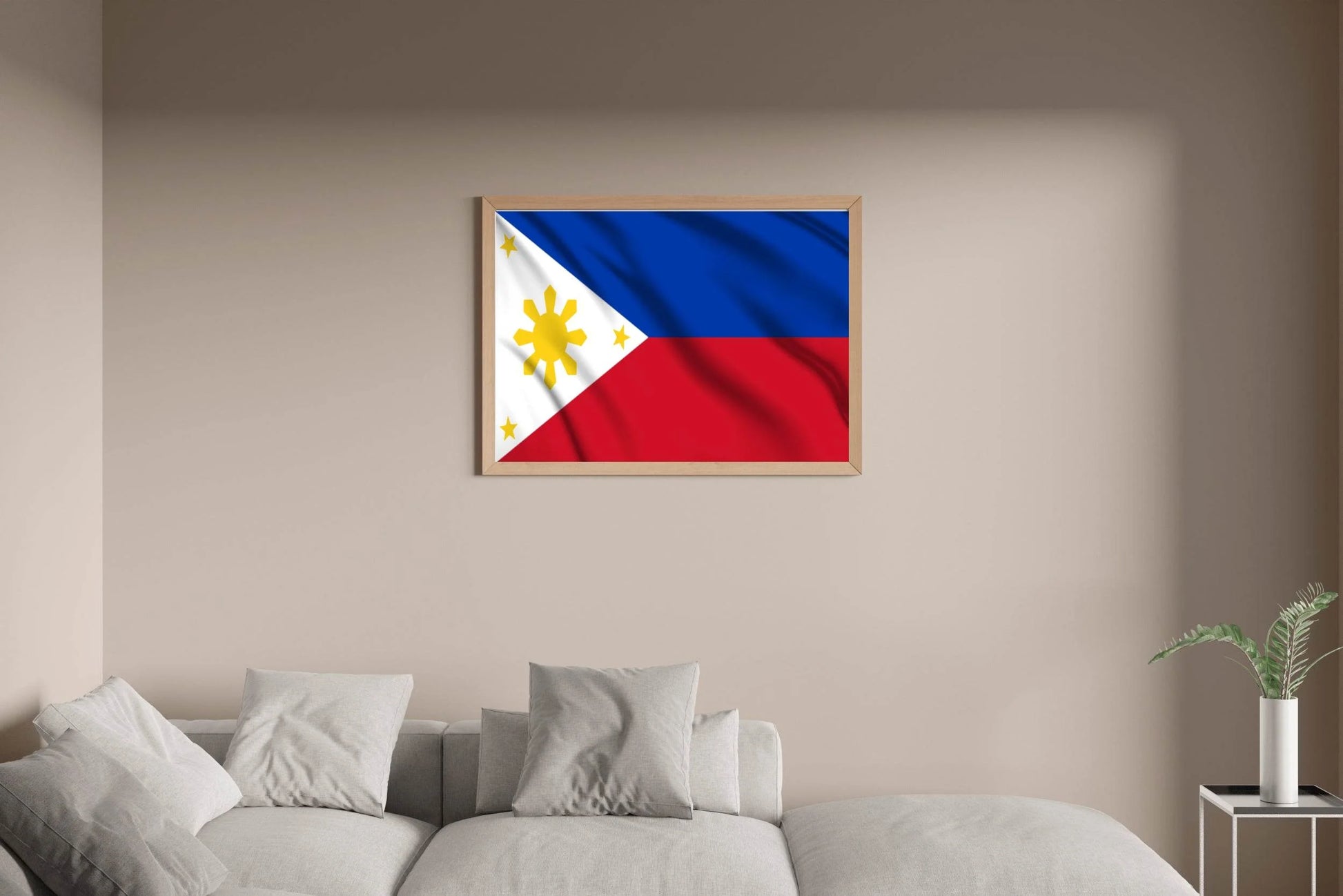 Philippines National Flag Wall Art - beink online art store