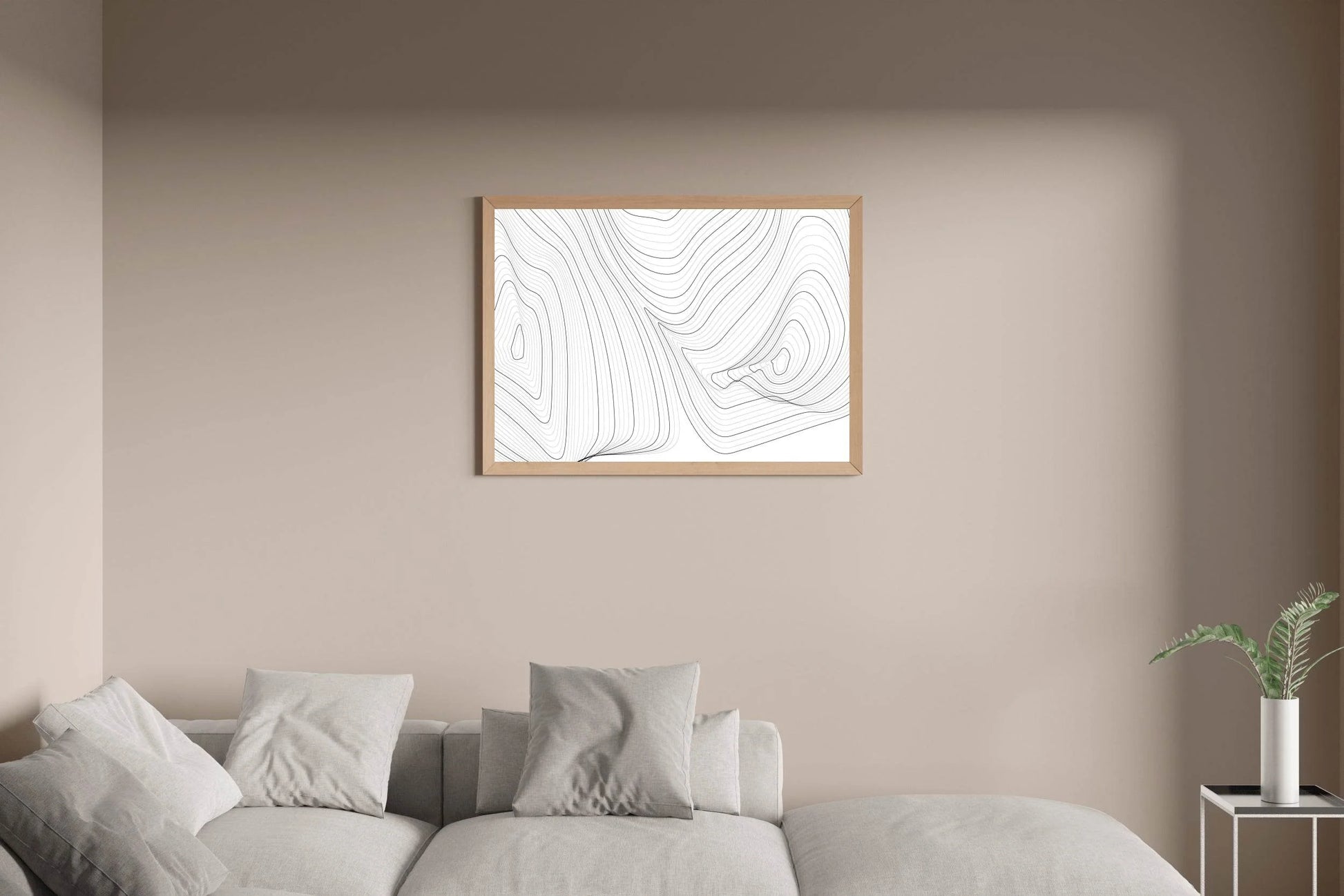 Curved Lines Wall Art - beink online art store