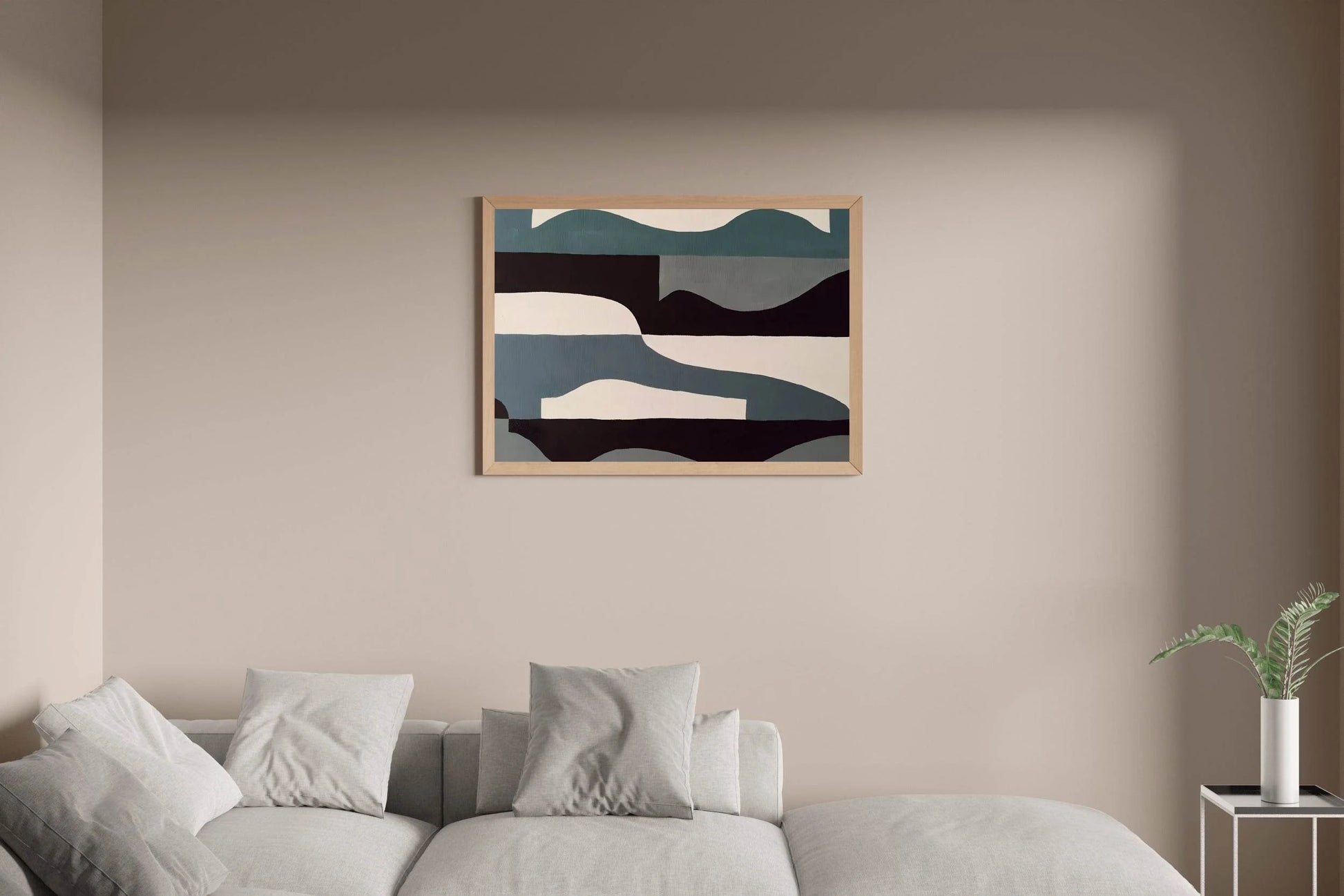 Geometric Tide Modern Wall Art - beink online art store