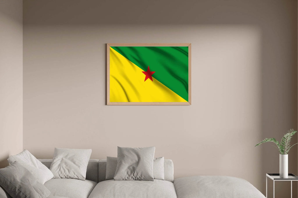 Guyana National Flag Wall Art - beink online art store