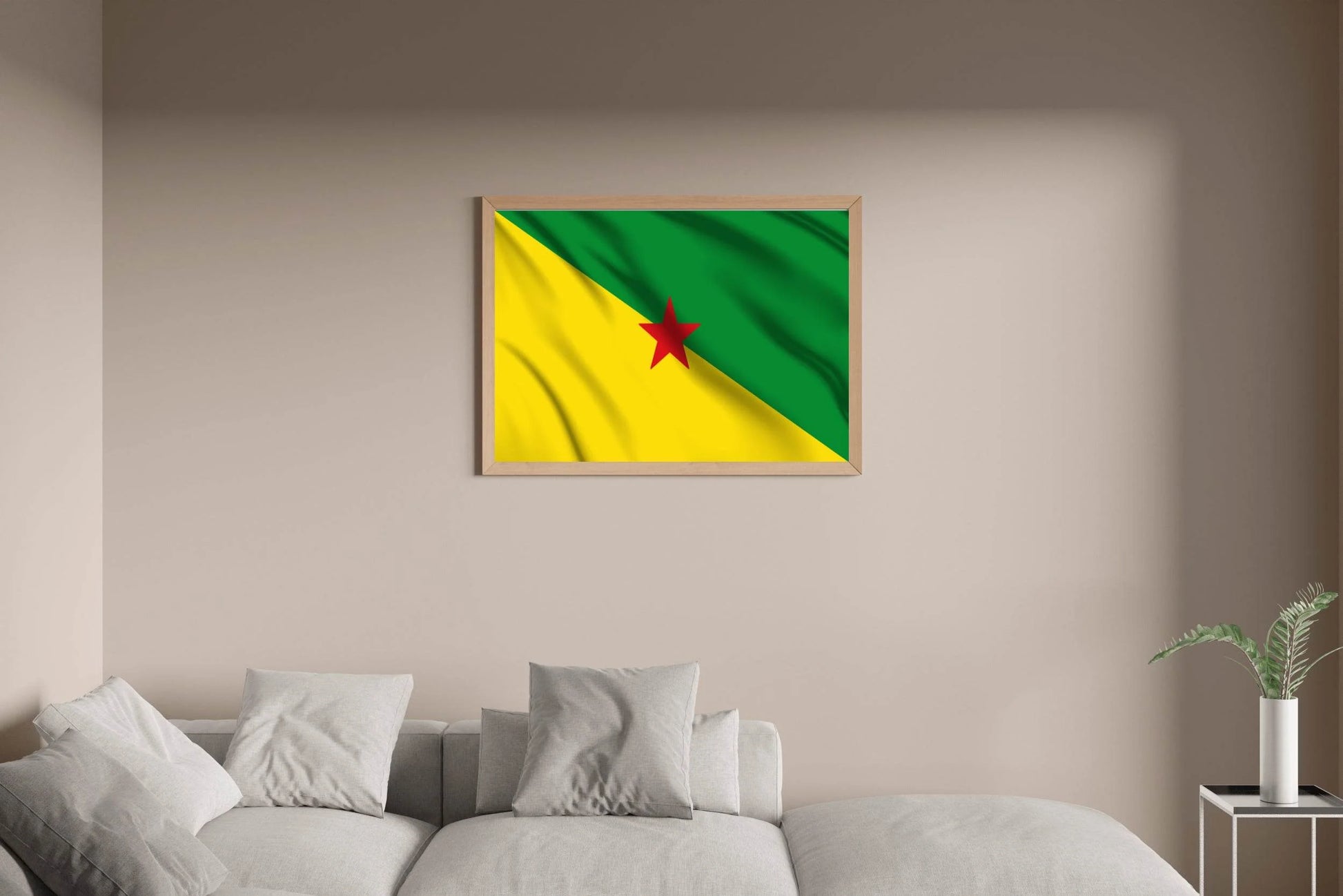 Guyana National Flag Wall Art - beink online art store