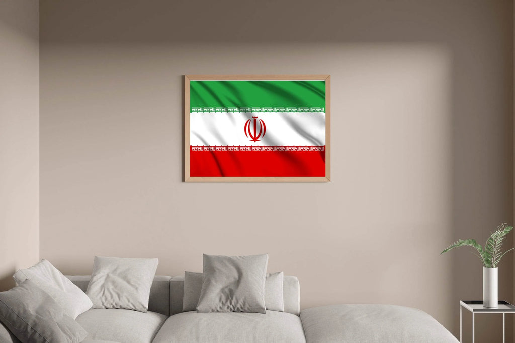 Iran National Flag Wall Art - beink online art store