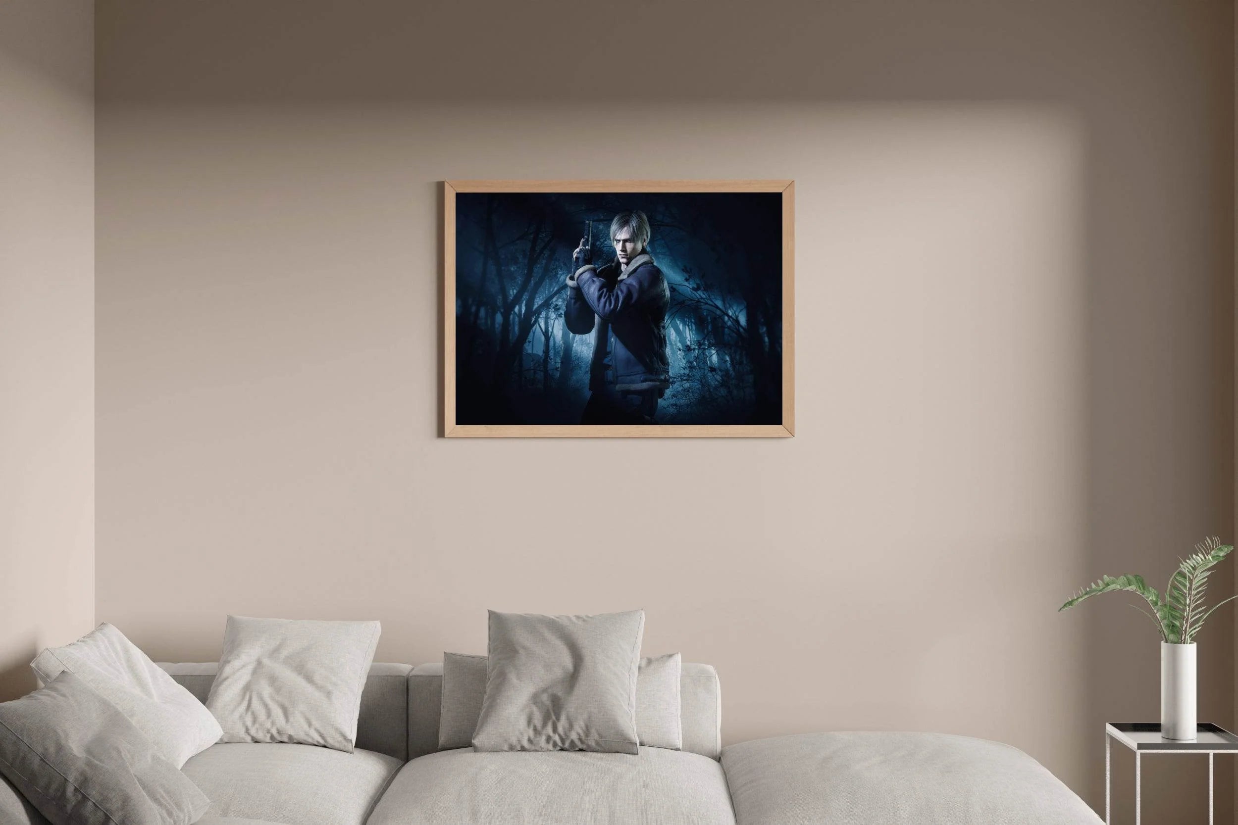 Leon Residents Evil Gaming Wall Art - beink online art store