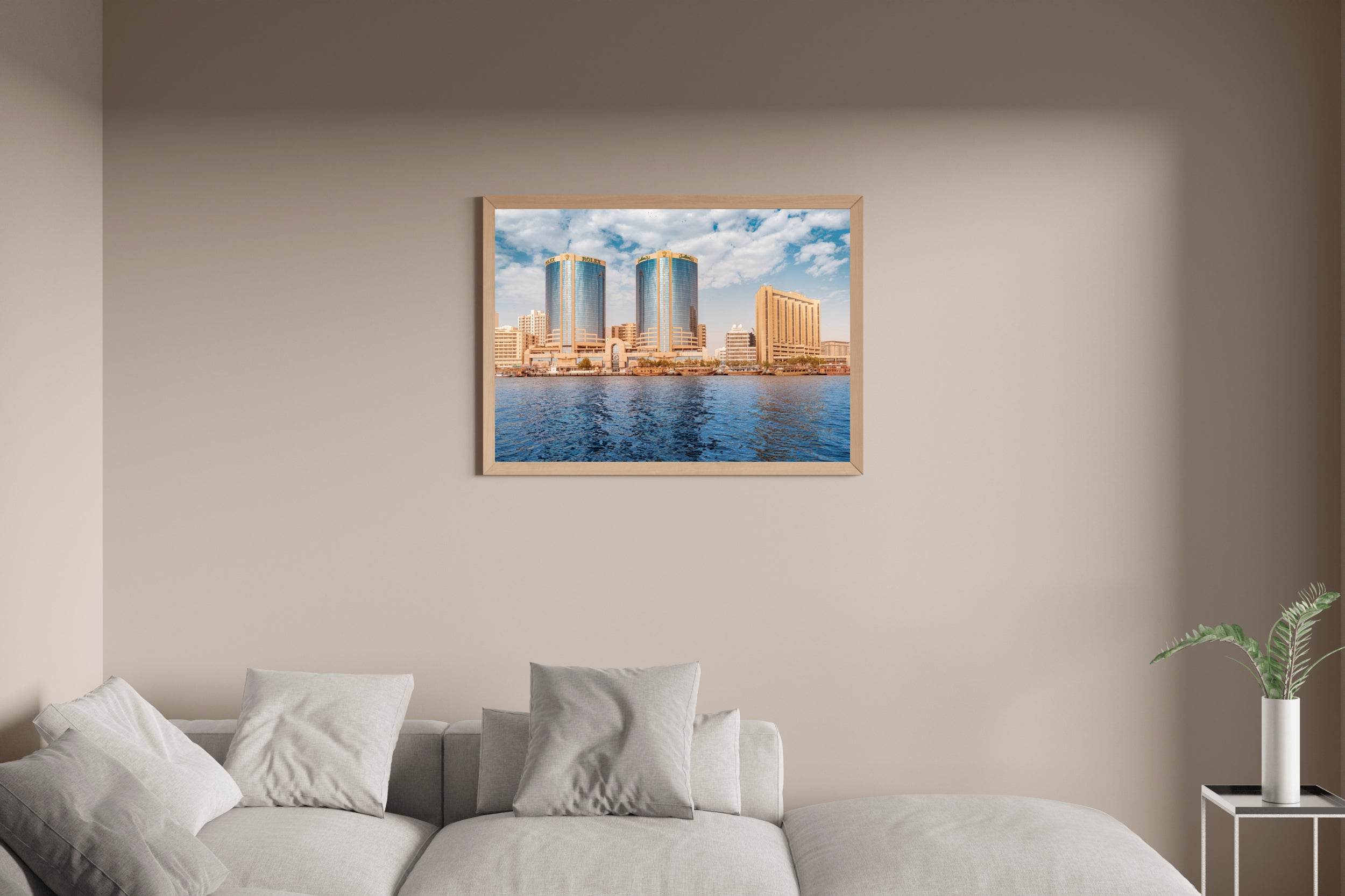 Twin Towers at Dubai Creek Wall Art - beink online art store