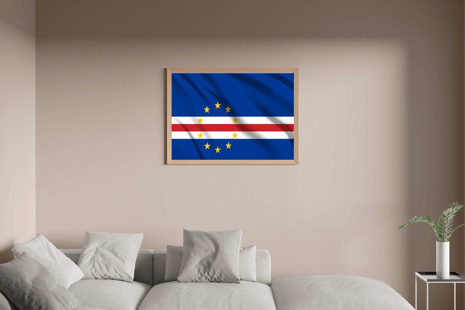 Cape Verde National Flag Wall Art - beink online art store
