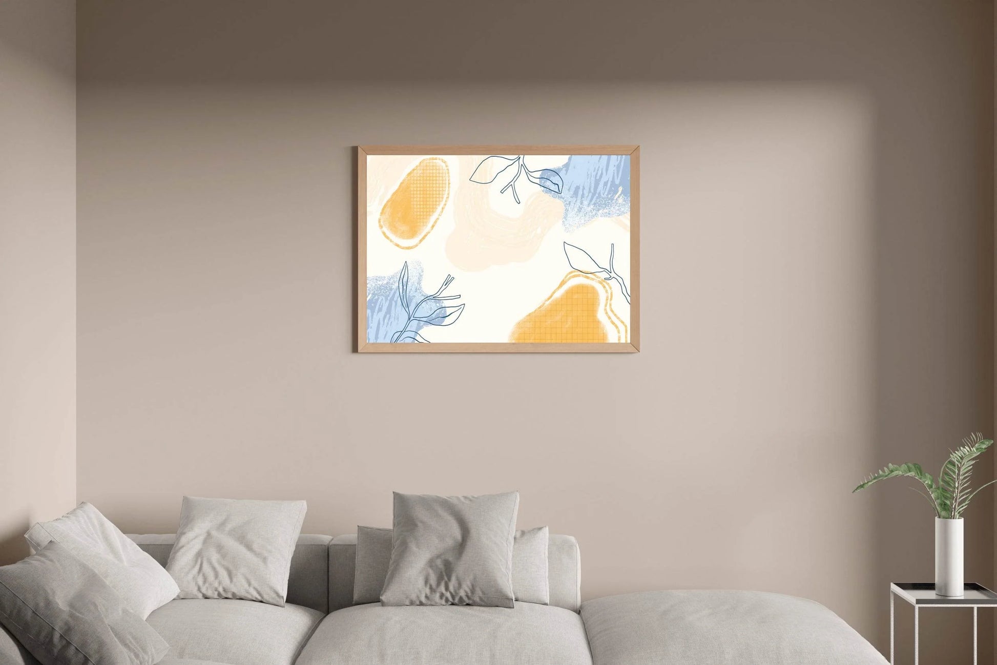 Stem of Colorful Flowers Wall Art - beink online art store