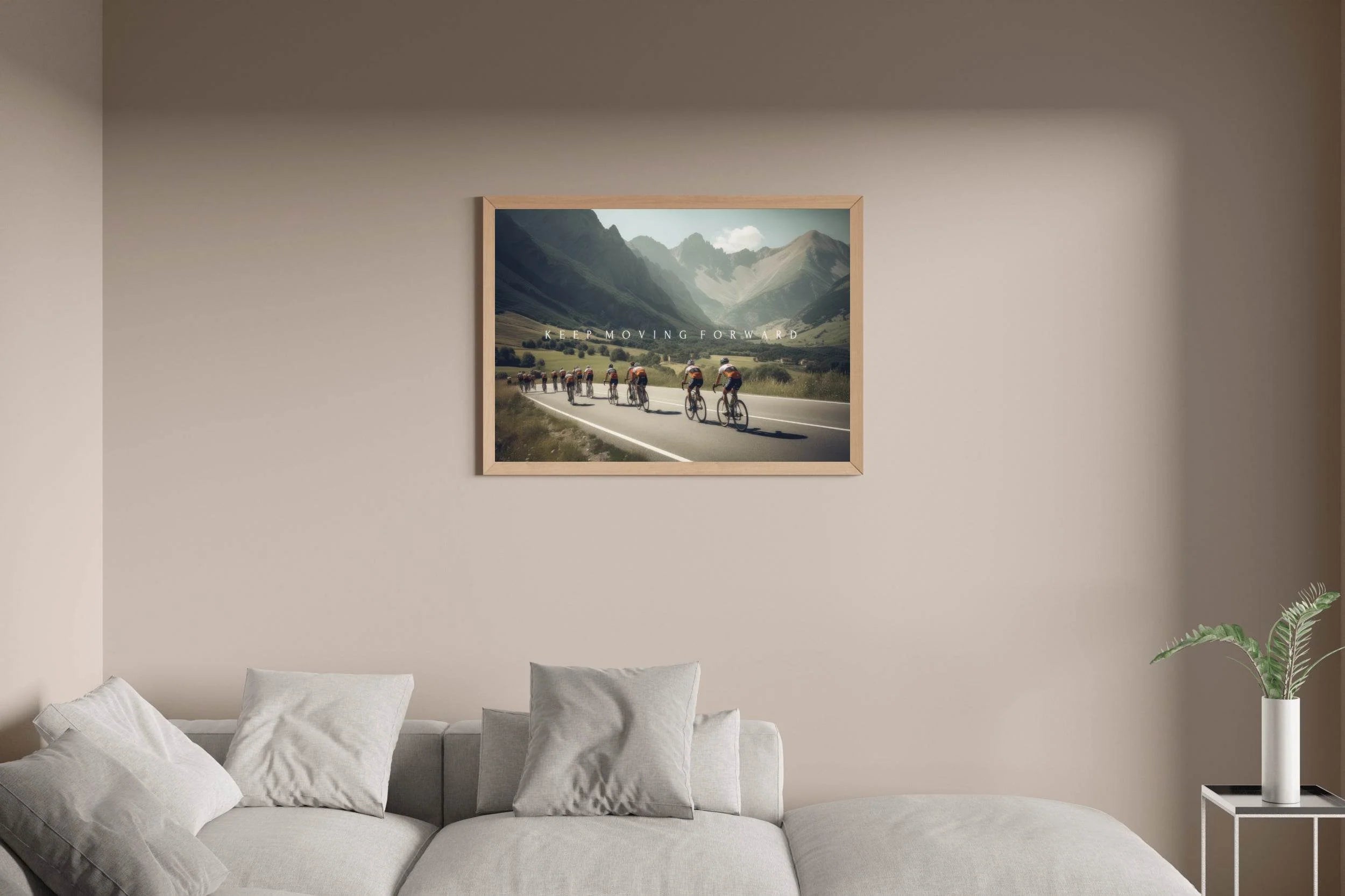 Cyclists in Motion Wall Art - beink online art store