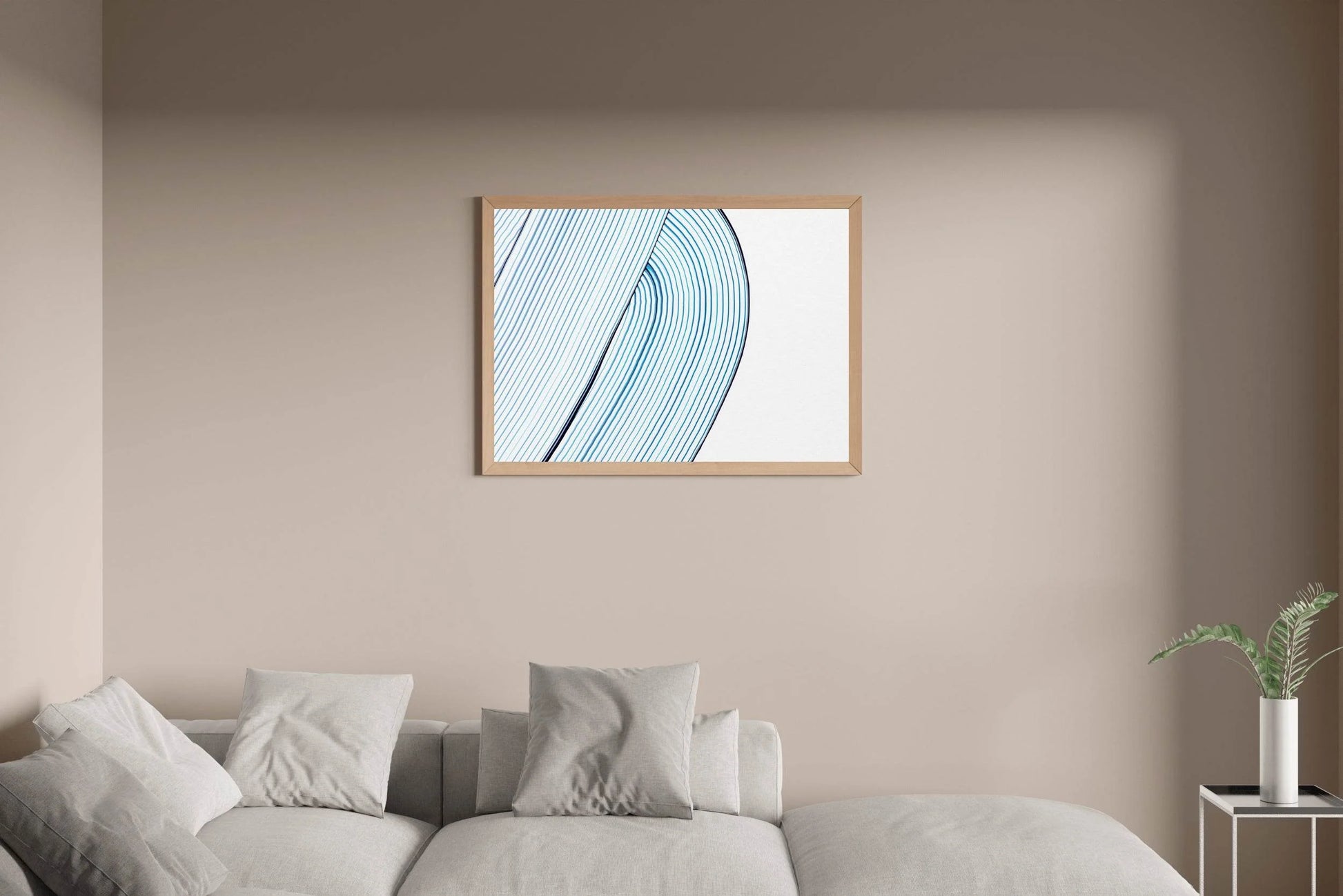 Cool Blue Texture Background Abstract Wall Art - beink online art store