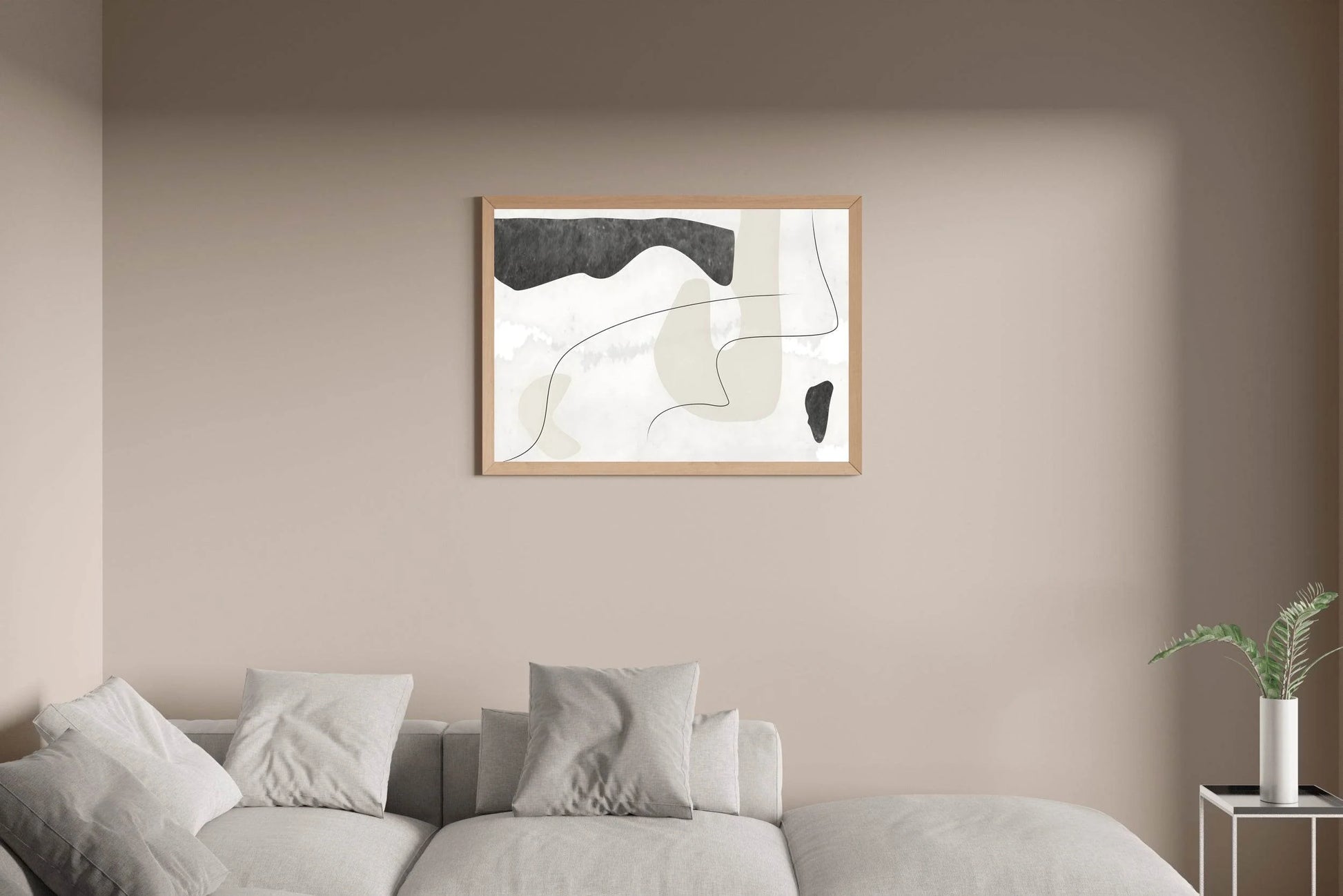 Linear Landscape Modern Wall Art - beink online art store