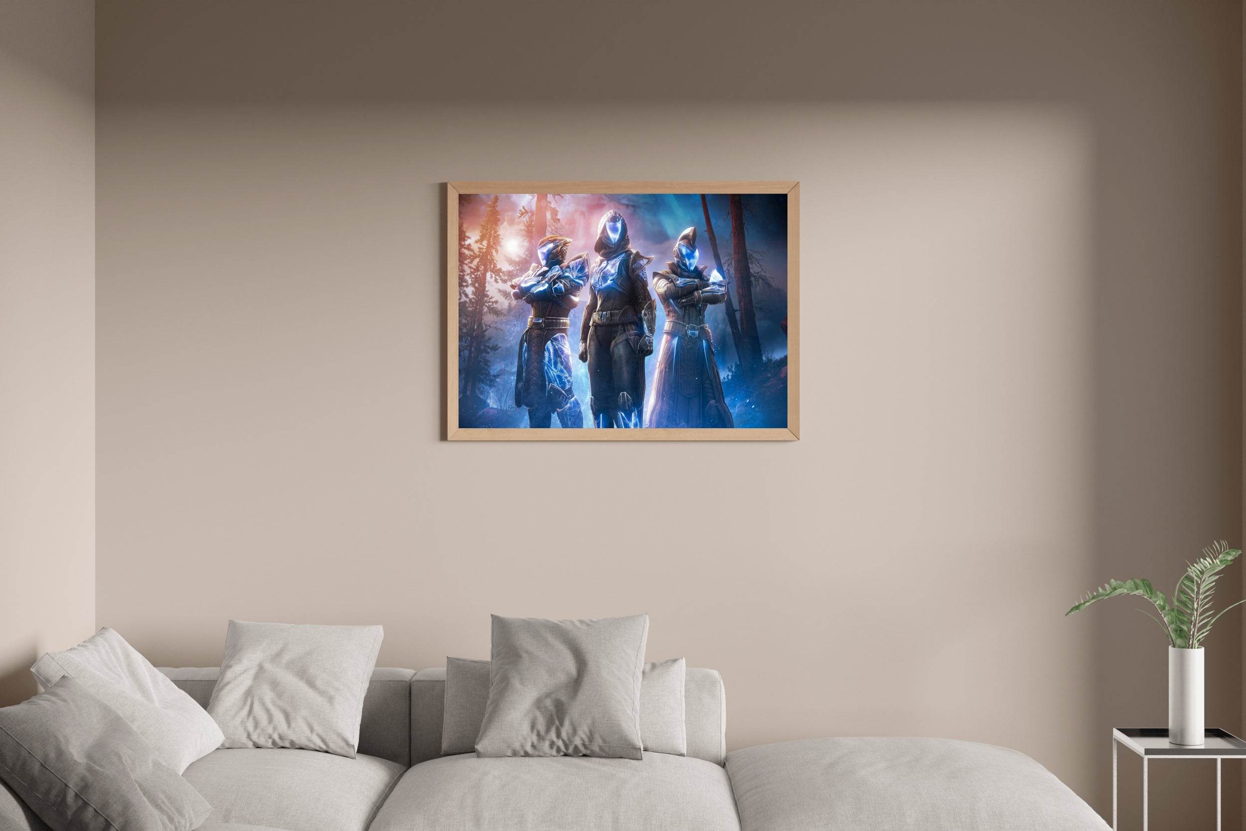 Destiny 2 Arc Hunter Armor Gaming Wall Art - beink online art store