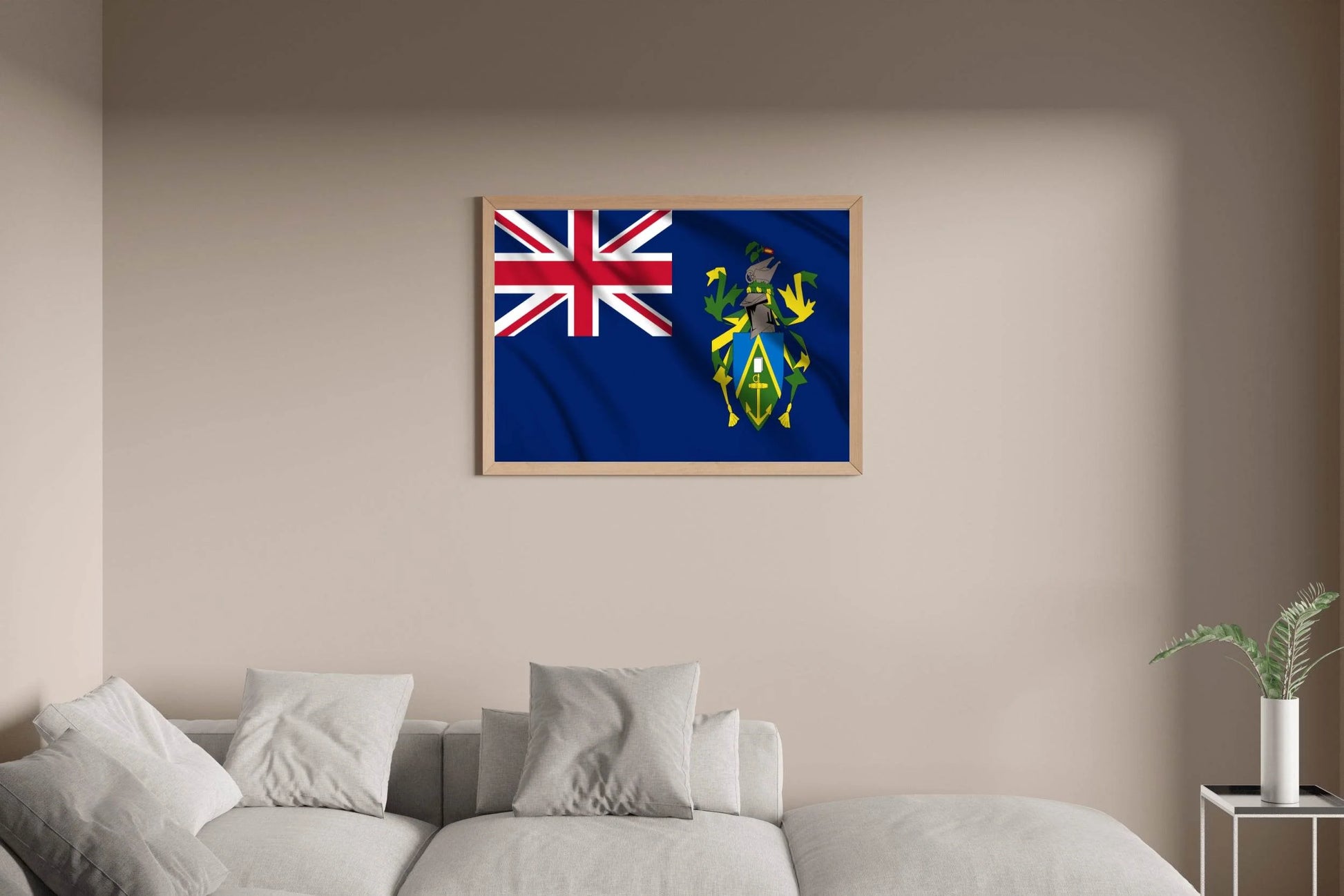 Pitcairn Islands National Flag Wall Art - beink online art store