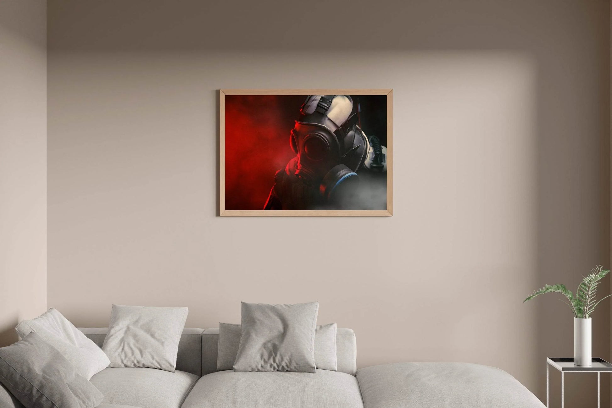 Counter-Strike Gas Mask Gaming Wall Art - beink online art store