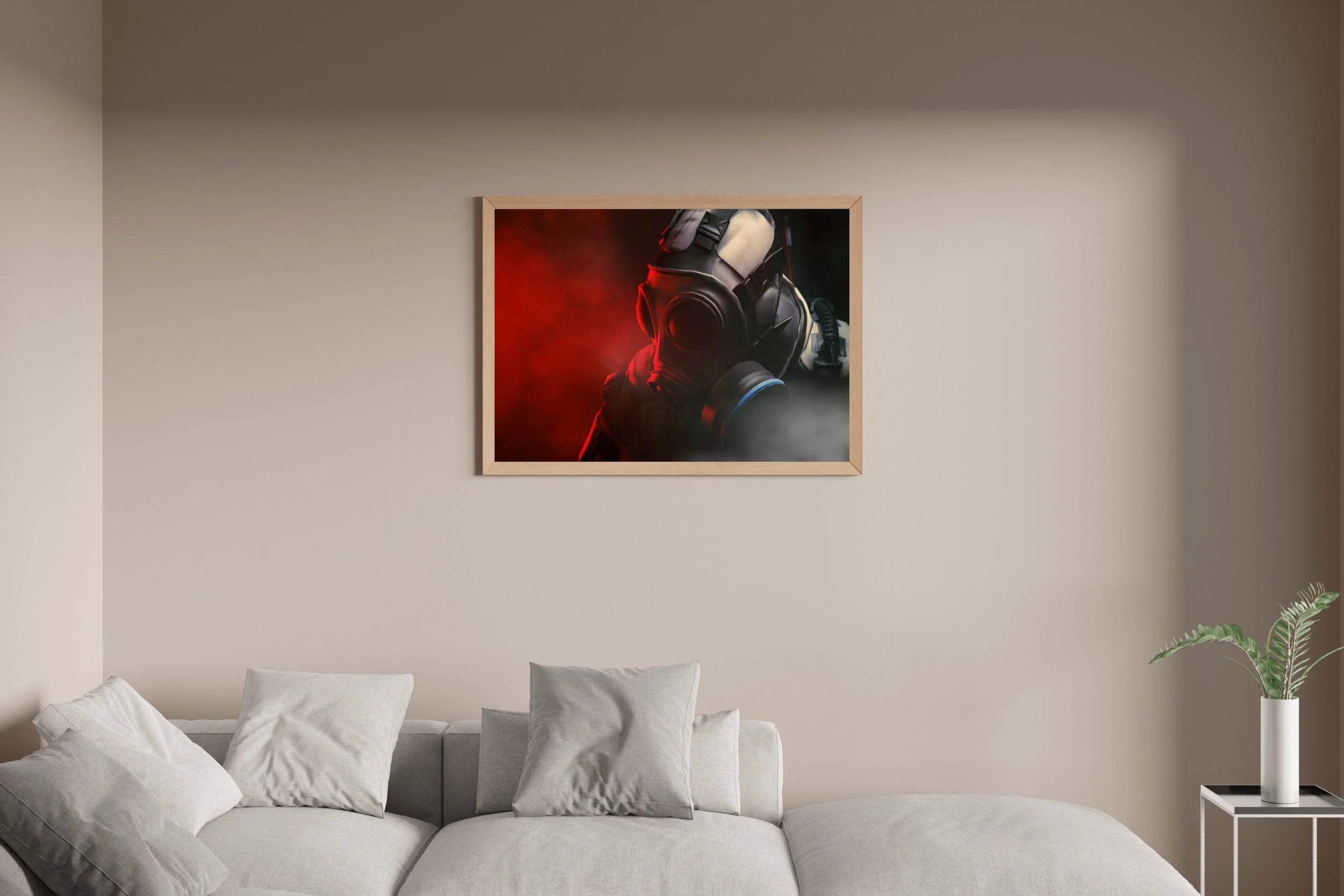 Counter-Strike Gas Mask Gaming Wall Art - beink online art store