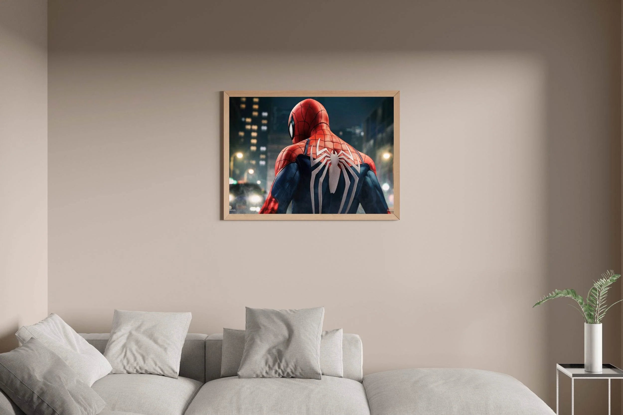 Marvels Spider Man 4k Gaming Wall Art - beink online art store