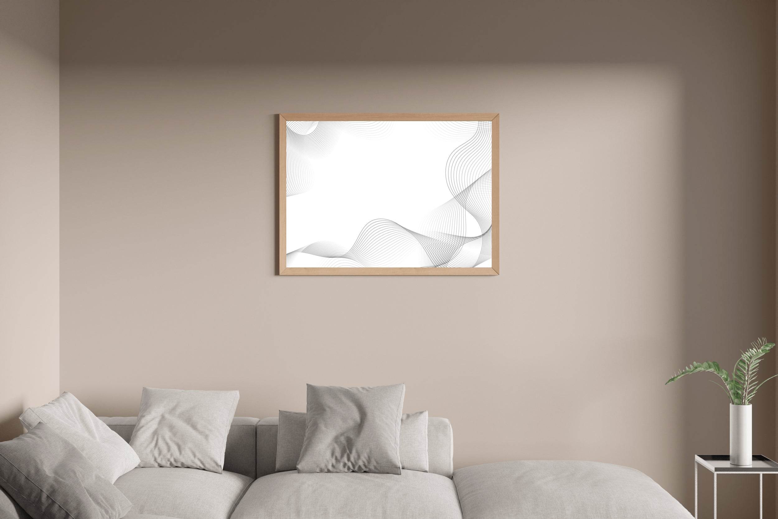 Wavy Lines Wall Art - beink online art store