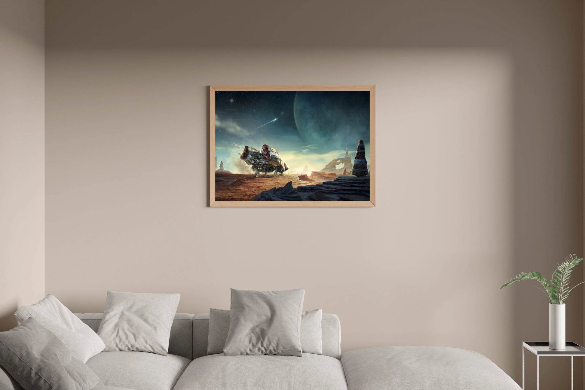 Starfield Custom Ship Gaming Wall Art - beink online art store