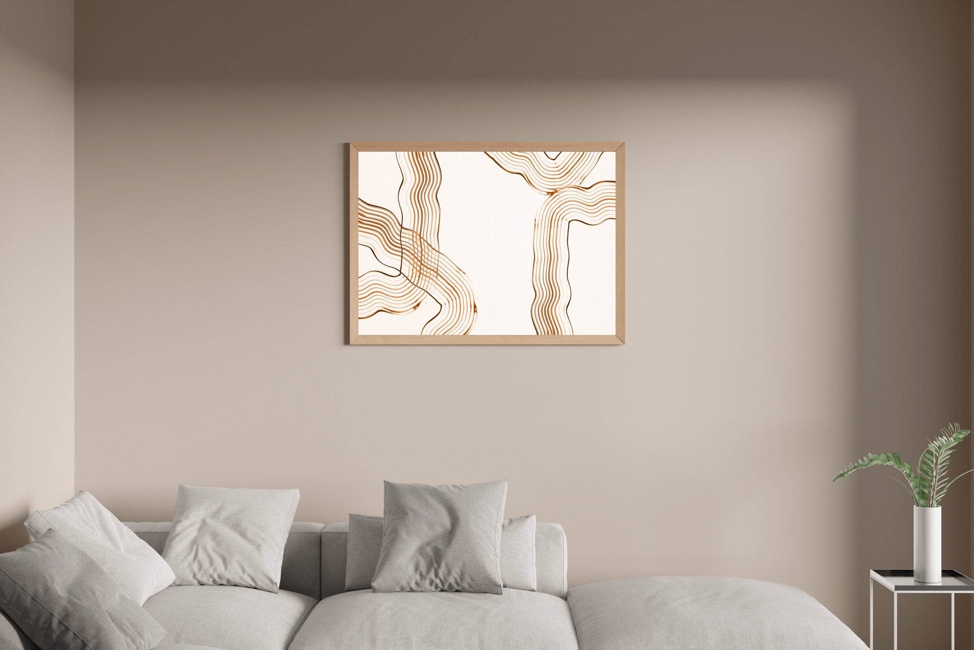 Handdrawn Irregular Shape Abstract Wall Art - beink online art store
